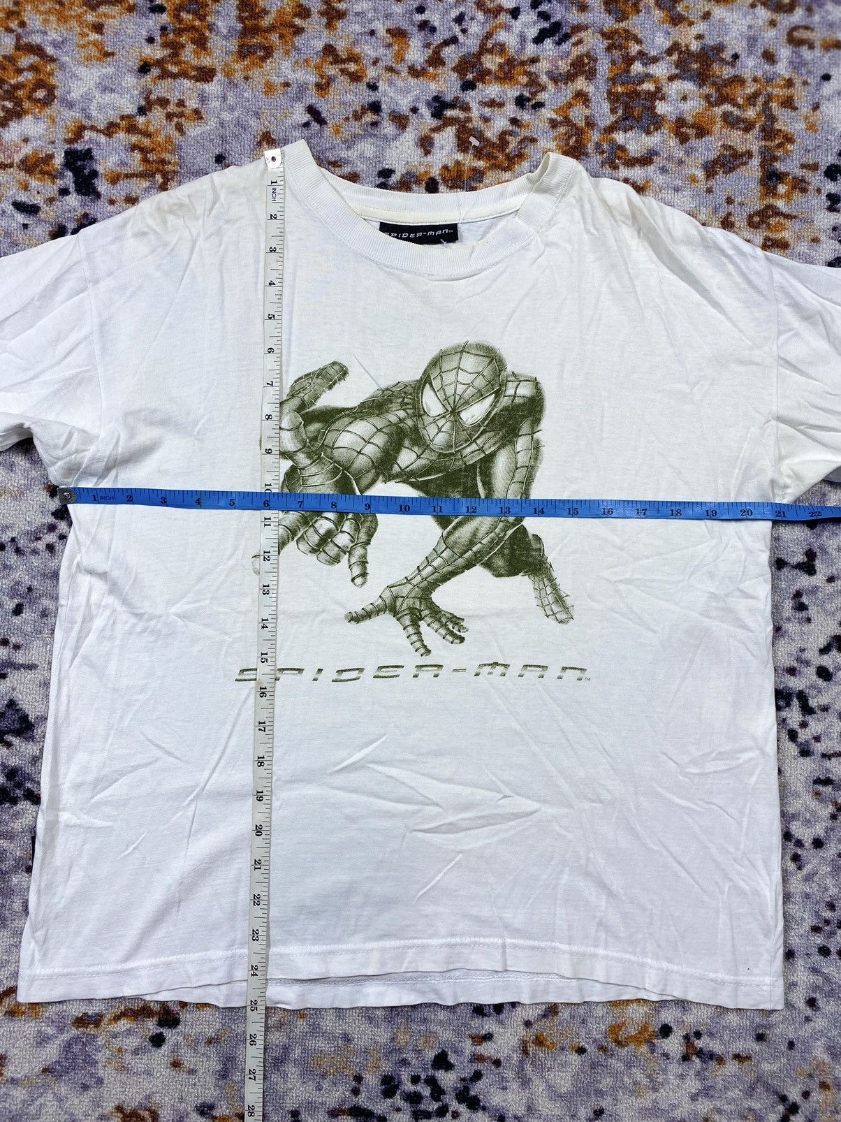 Marvel Comics × Vintage 00’s Vintage Marvel Spider-Man 2001 Cropped T-shirt Size US M / EU 48-50 / 2 - 7 Thumbnail