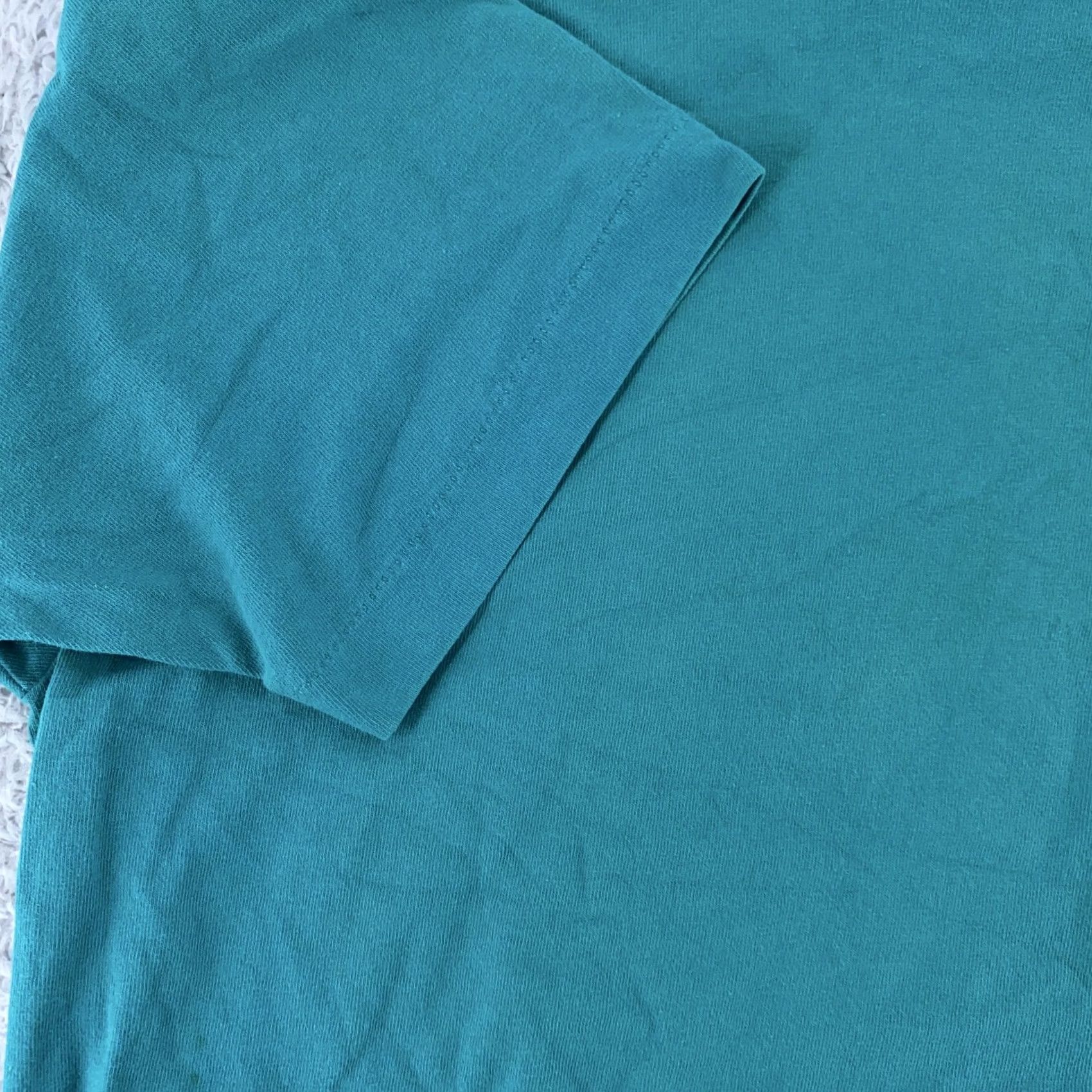 Fruit Of The Loom VINTAGE Fruit of the Loom Shirt Mens M Blue Crew Neck Short Sleeve Cotton 80s 90s Casual Tee Size US M / EU 48-50 / 2 - 3 Thumbnail