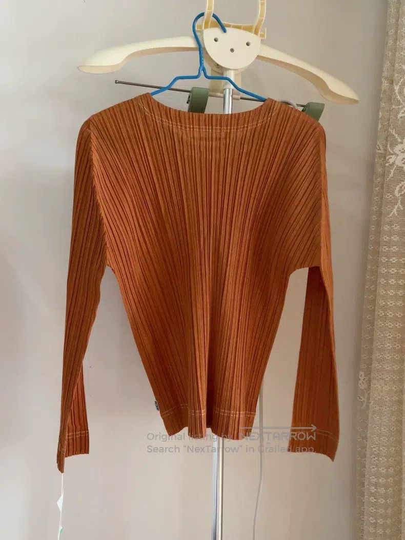Issey Miyake Issey Miyake size:4 Denim Long-sleeve Top Size S / US 4 / IT 40 - 2 Thumbnail