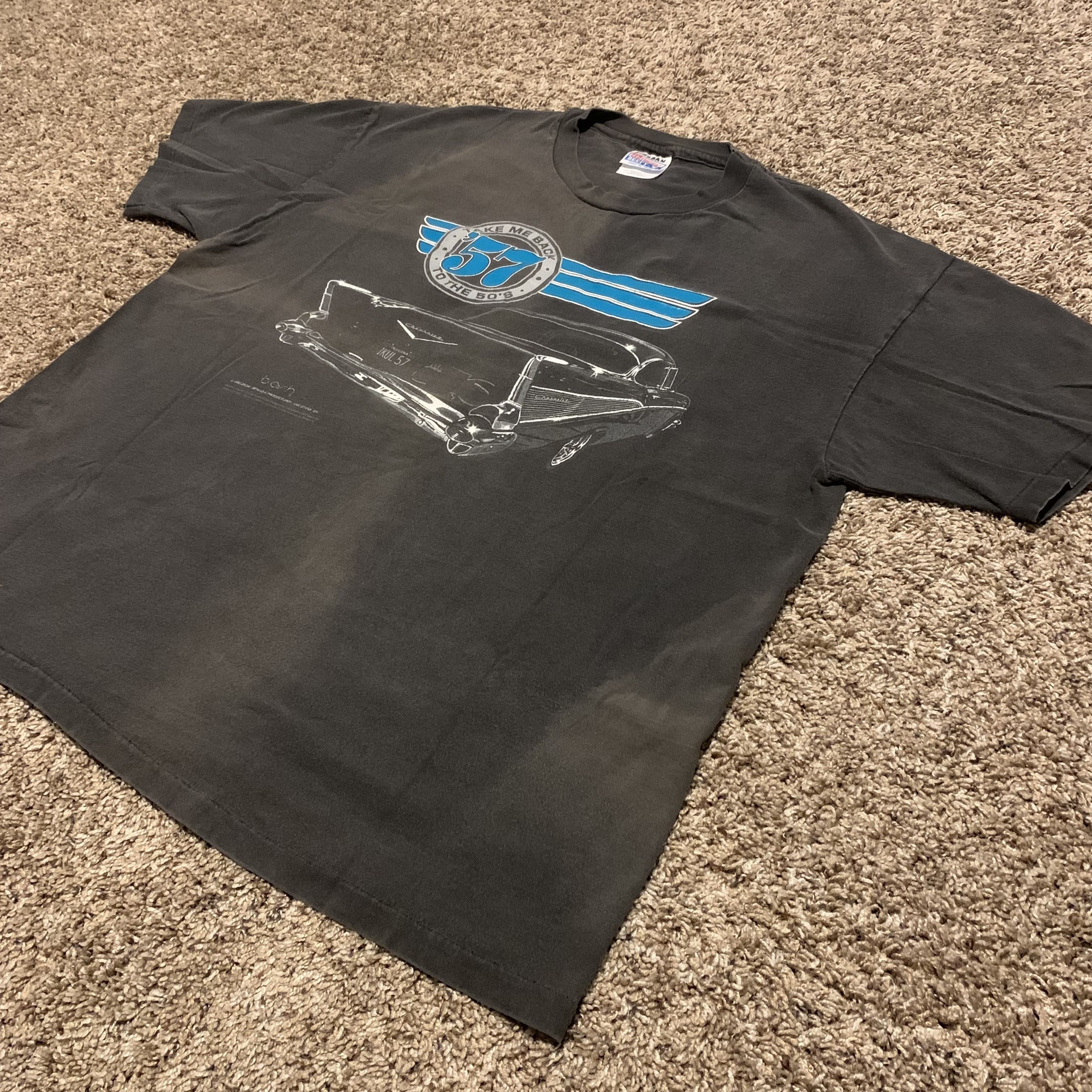Hanes VINTAGE CHEVY T-SHIRT Size US XL / EU 56 / 4 - 2 Thumbnail