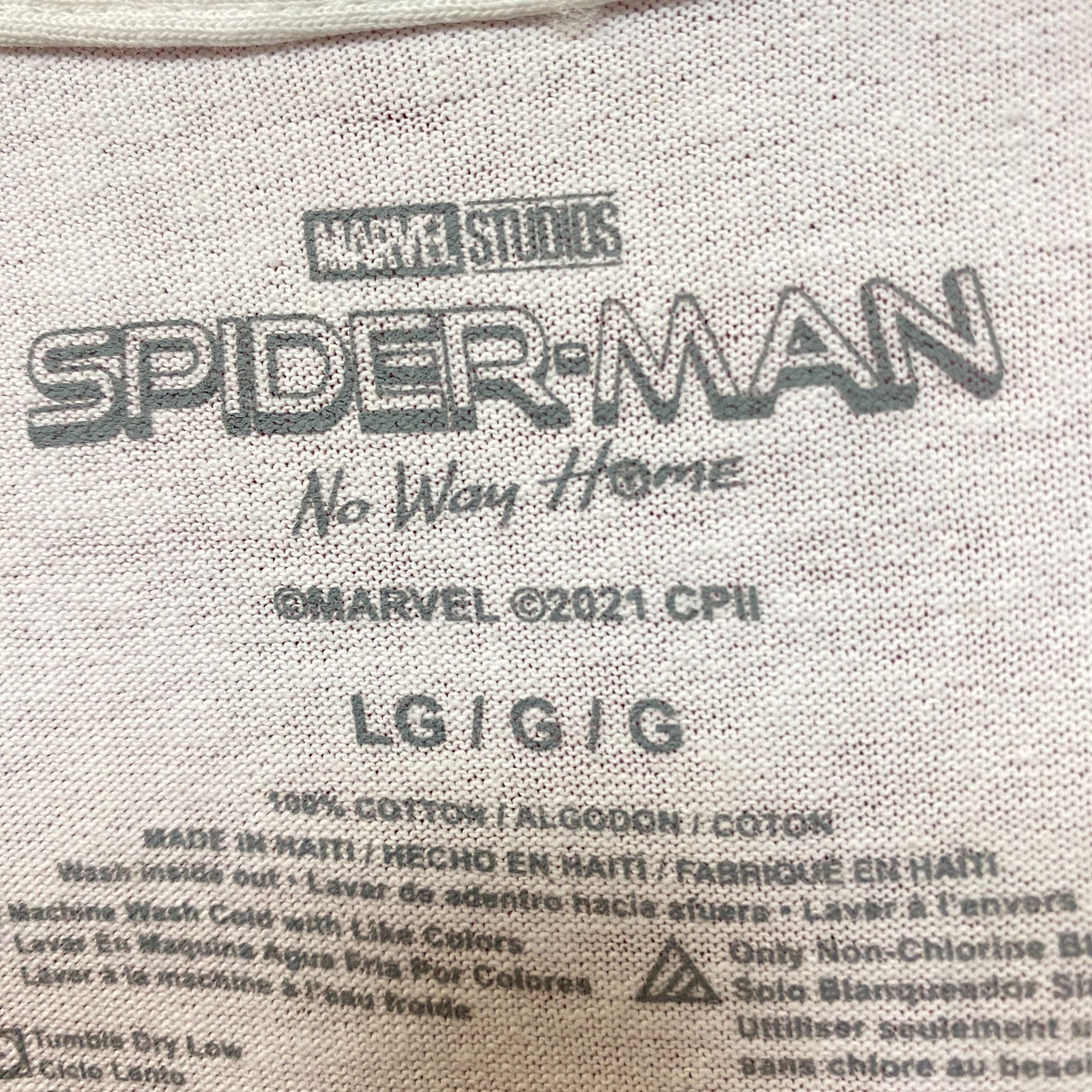 Marvel Comics Spider-Man No Way Home Marvel Cinematic Universe Movie Tee L Size US L / EU 52-54 / 3 - 4 Thumbnail
