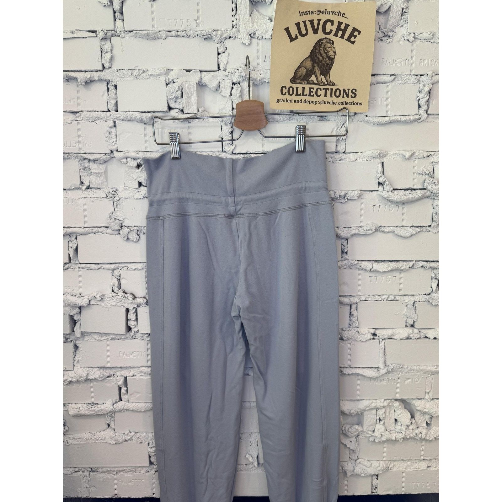 Alo Wear Moi Womens S Light Blue Dancewear High Waist Pants Size 27" / US 4 / IT 40 - 2 Thumbnail