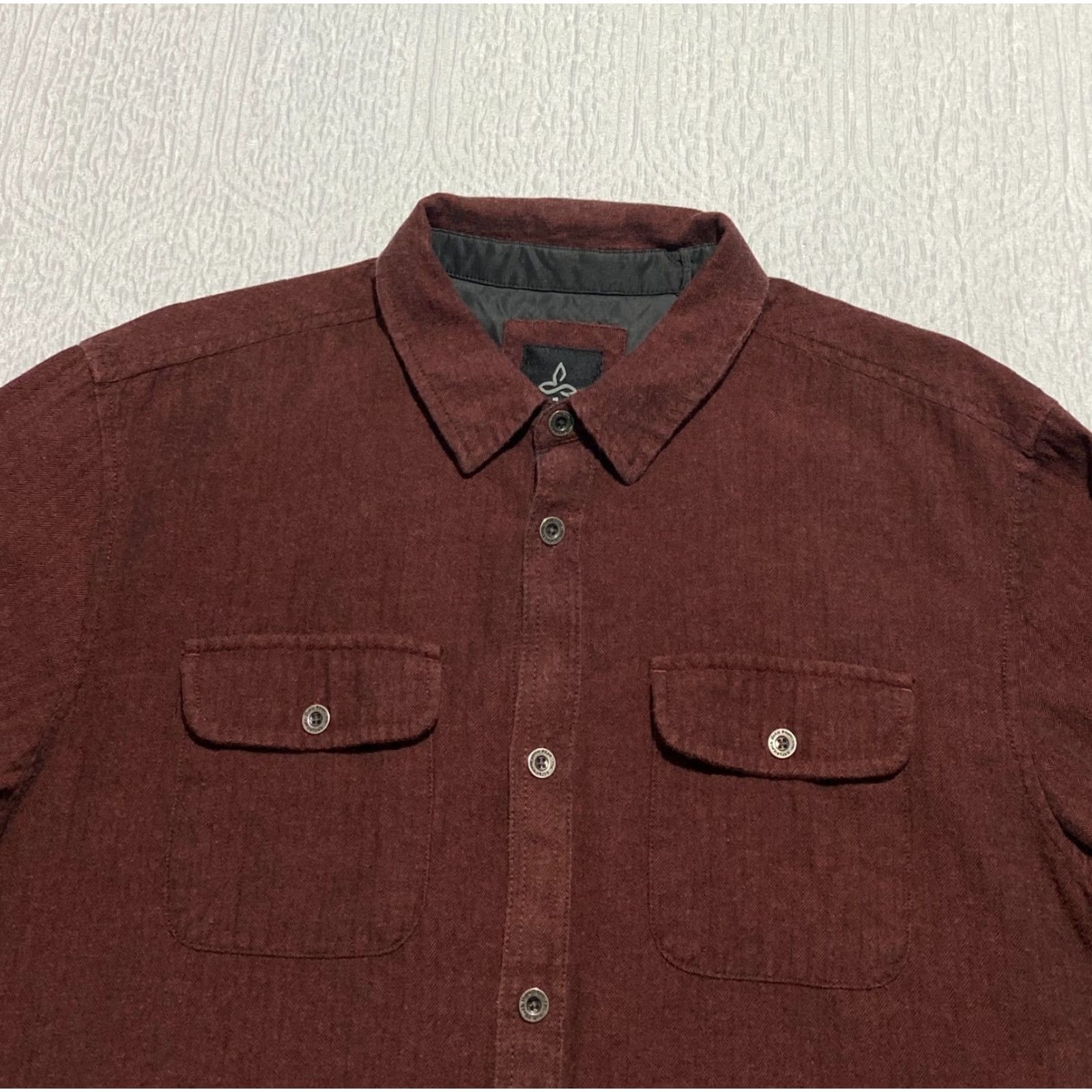 Prana PrAna Flannel Shirt Long Sleeve Button Up Mens XL Red Size US XL / EU 56 / 4 - 4 Thumbnail