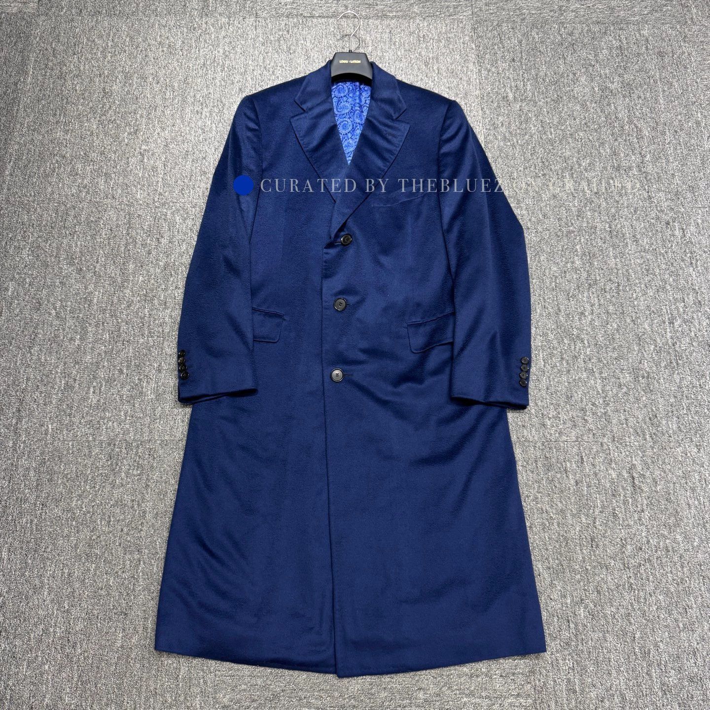 Stefano Ricci Cashmere Overcoat in Rich Blue Size US L / EU 52-54 / 3 - 1 Thumbnail