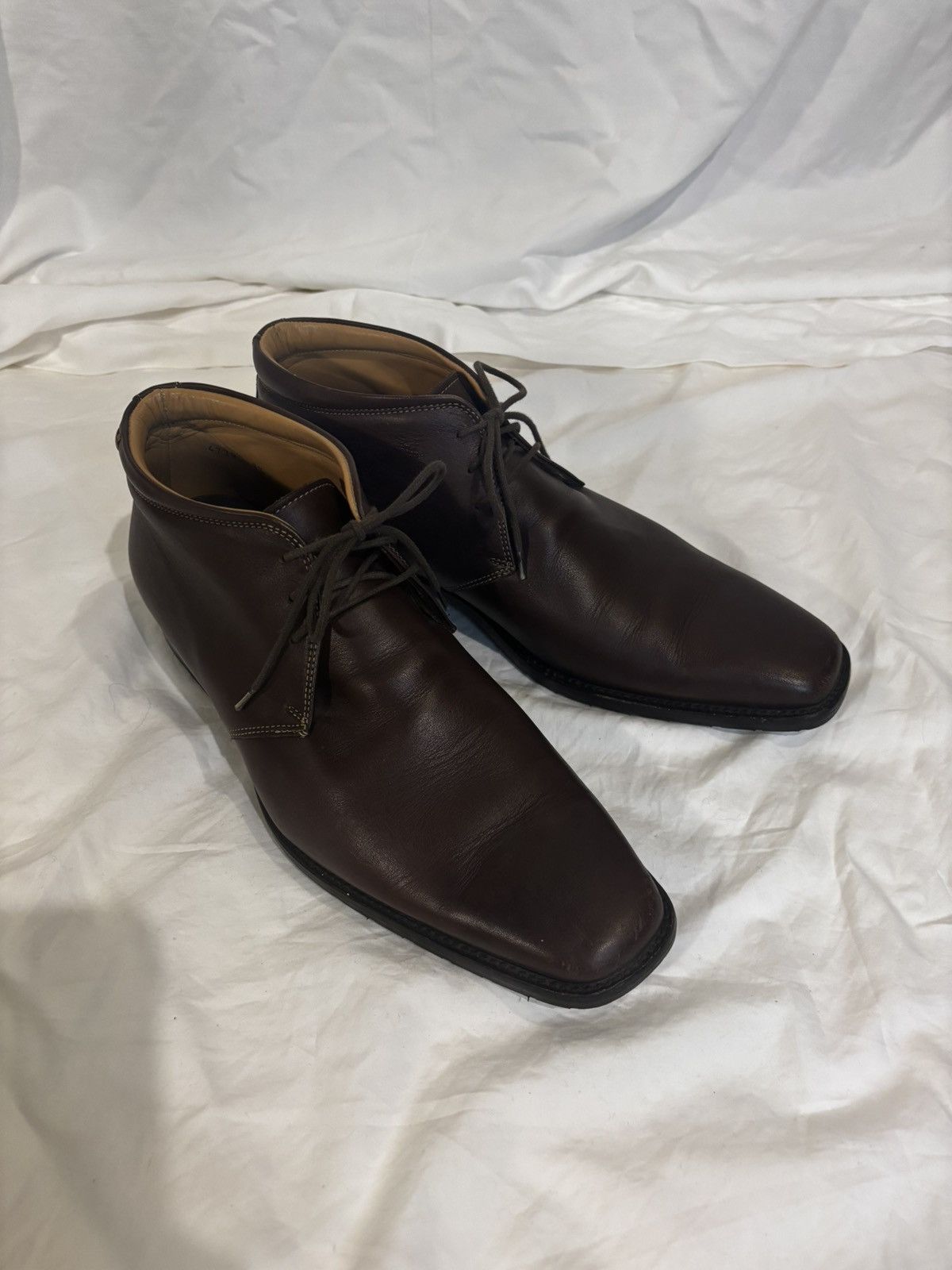 Rockport Brown leather Chukka Boots.mf044 Size US 9.5 / EU 42-43 - 10 Thumbnail