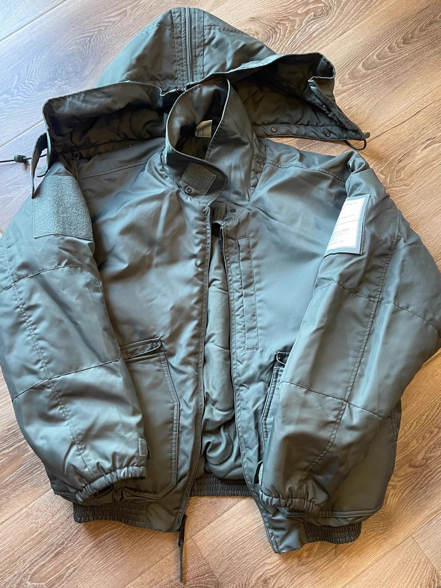 N.Hoolywood N.HOOLYWOOD x Alpha 24aw Detachable Hood Olive Green Flight Jacket 38 Size US M / EU 48-50 / 2 - 1 Thumbnail