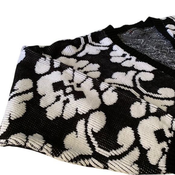 Vintage Vintage Chunky Knit Abstract Novelty Cardigan Sweater M Size M / US 6-8 / IT 42-44 - 6 Thumbnail