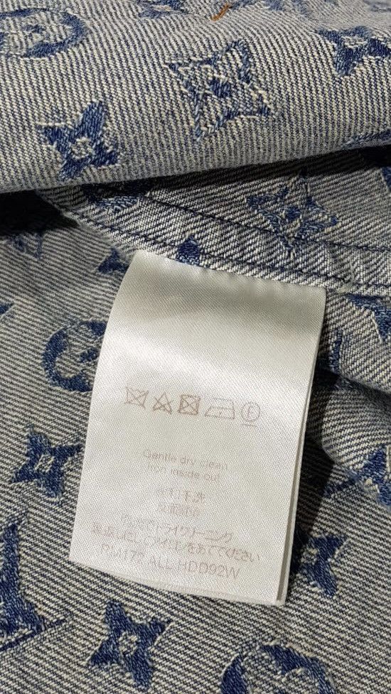 Louis Vuitton × Supreme Louis Vuitton X Supreme XS baseball Jersey Denim Monogram Size US XS / EU 42 / 0 - 4 Thumbnail