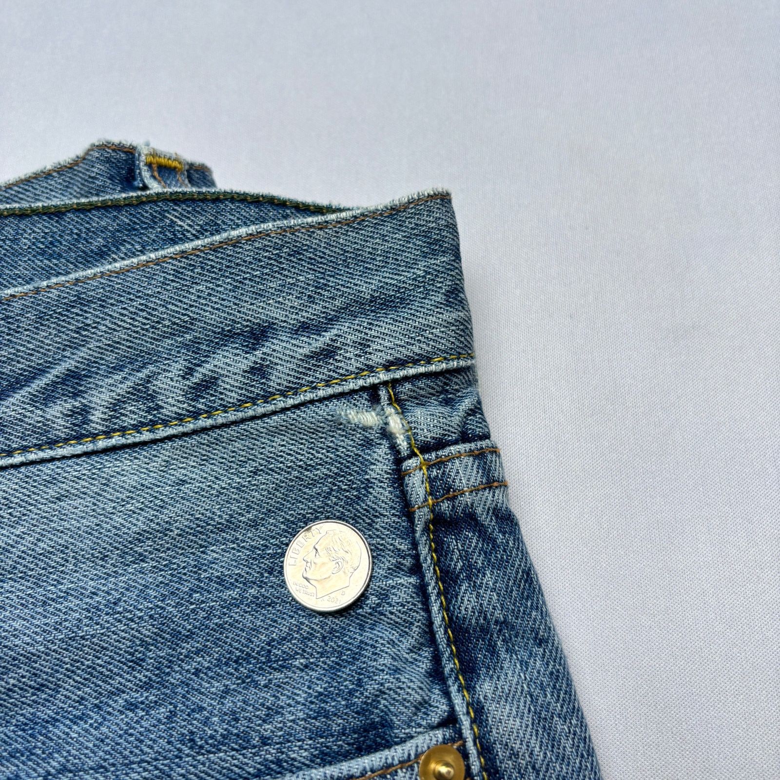 Sid Mashburn $175 Sid Mashburn Slim Straight Jeans 34x30 Made in USA Size US 34 / EU 50 - 10 Thumbnail