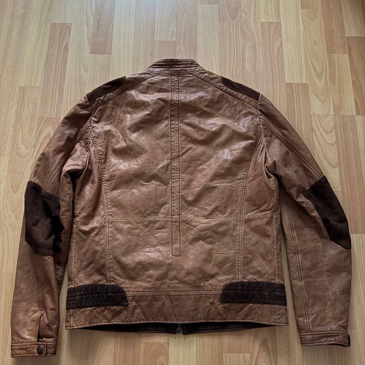 Hugo Boss Hugo Boss Orange Vintage leather jacket Size US L / EU 52-54 / 3 - 10 Thumbnail