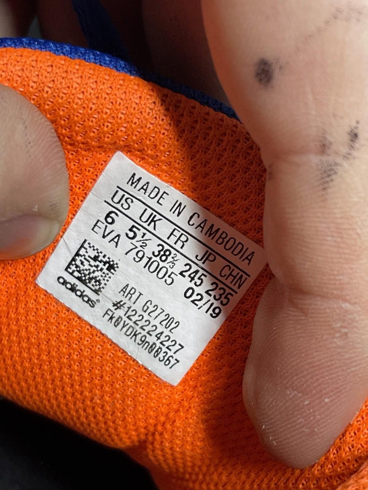 Adidas Adidas Fortagym K Sneakers Kids Size 6 Blue Orange Running Size US 6 / EU 39 - 10 Thumbnail