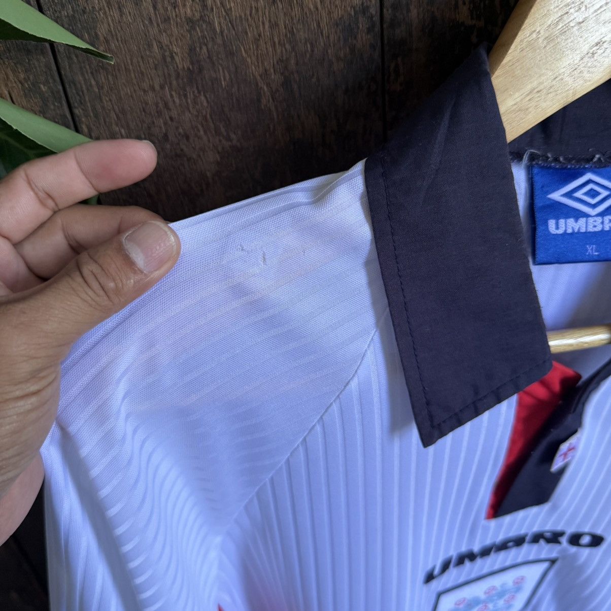 Umbro Vintage England 1998 Home Jersey (beckham) Size US XL / EU 56 / 4 - 5 Thumbnail
