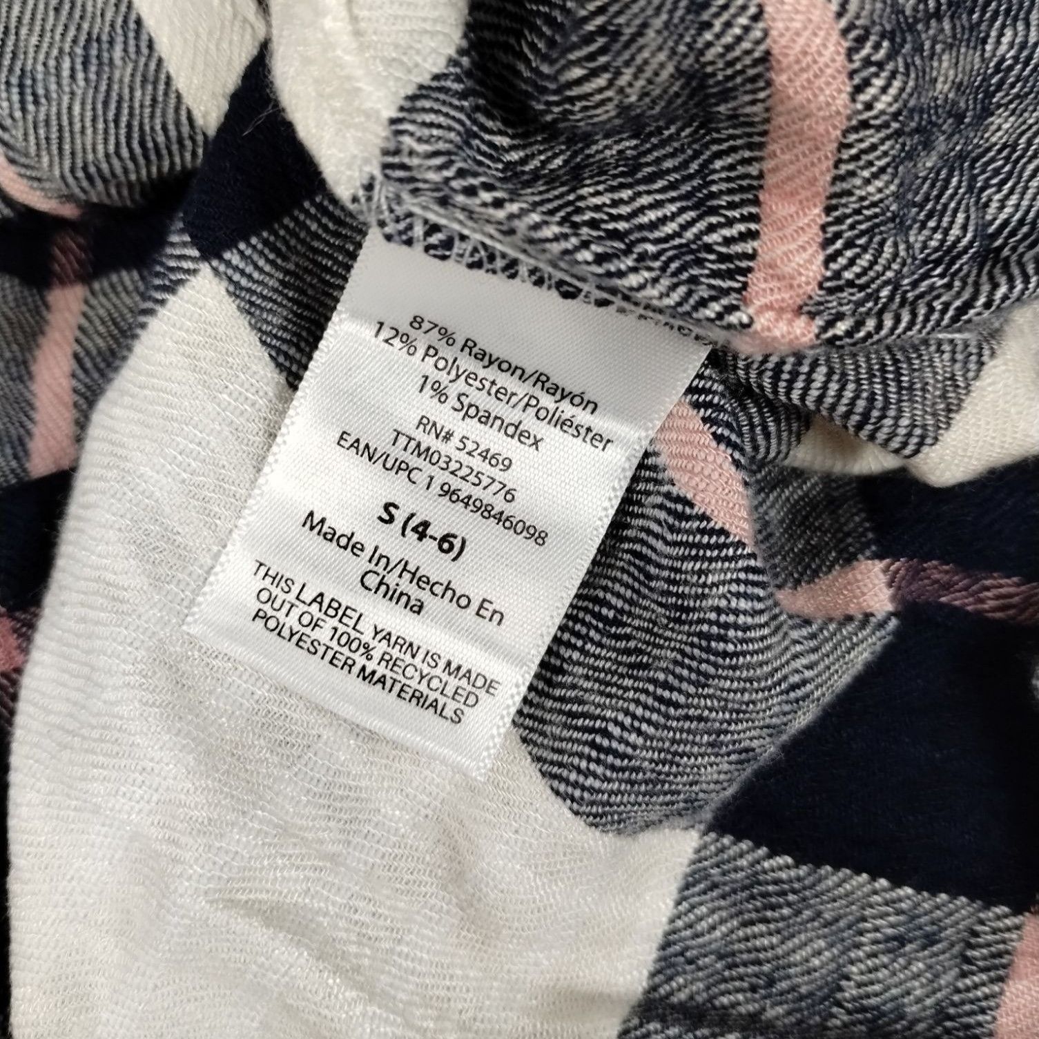 Other Time and Tru Maternity Misses Small Woven Button Up Top Blu Size S / US 4 / IT 40 - 8 Thumbnail