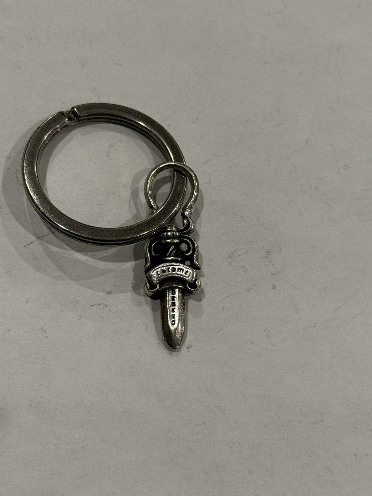 Chrome Hearts Chrome Hearts Dagger Pendant Keychain Silver Split Ring #5 Size ONE SIZE - 4 Thumbnail