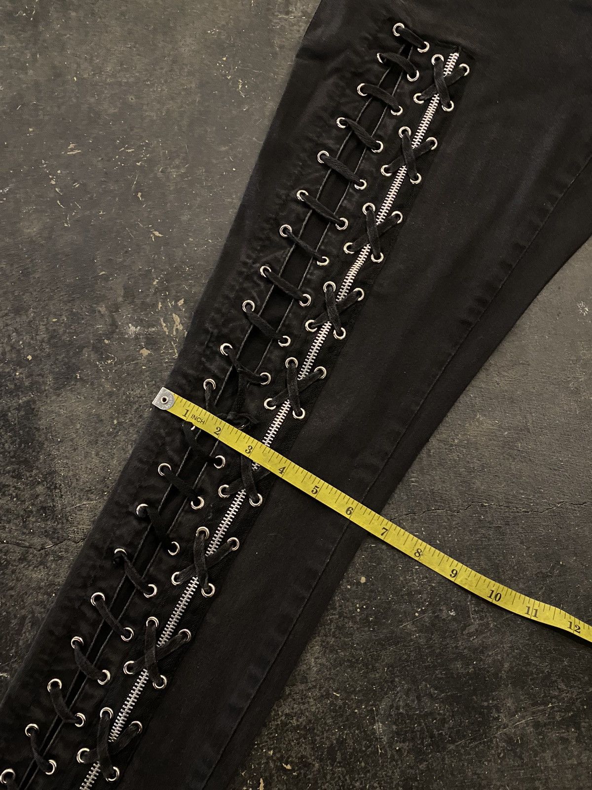 If Six Was Nine Tripp Nyc laced ifsixwasnine punk jeans Size US 32 / EU 48 - 13 Thumbnail