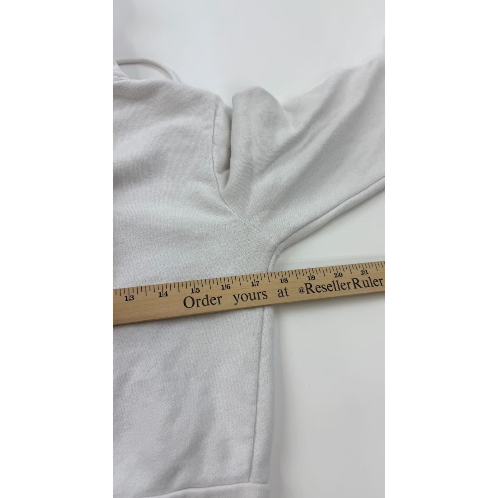 Vintage John Galt Hoodie Sweatshirt Womens One Size Gray Cropped Full Zip Hooded Long Sleeve Pockets Outdoor Fall Winter Activewear Size ONE SIZE - 8 Thumbnail