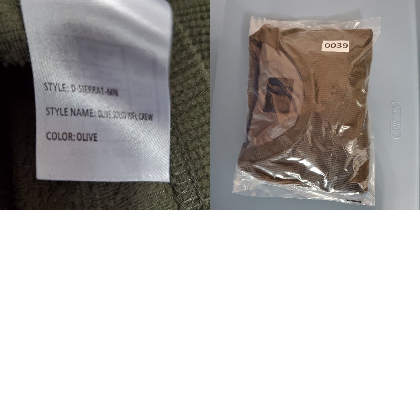 Nomad Nomad Sweater Men Small Olive Green Long Sleeve Thermal Crew Pullover Outdoor Size S Size US S / EU 44-46 / 1 - 8 Thumbnail