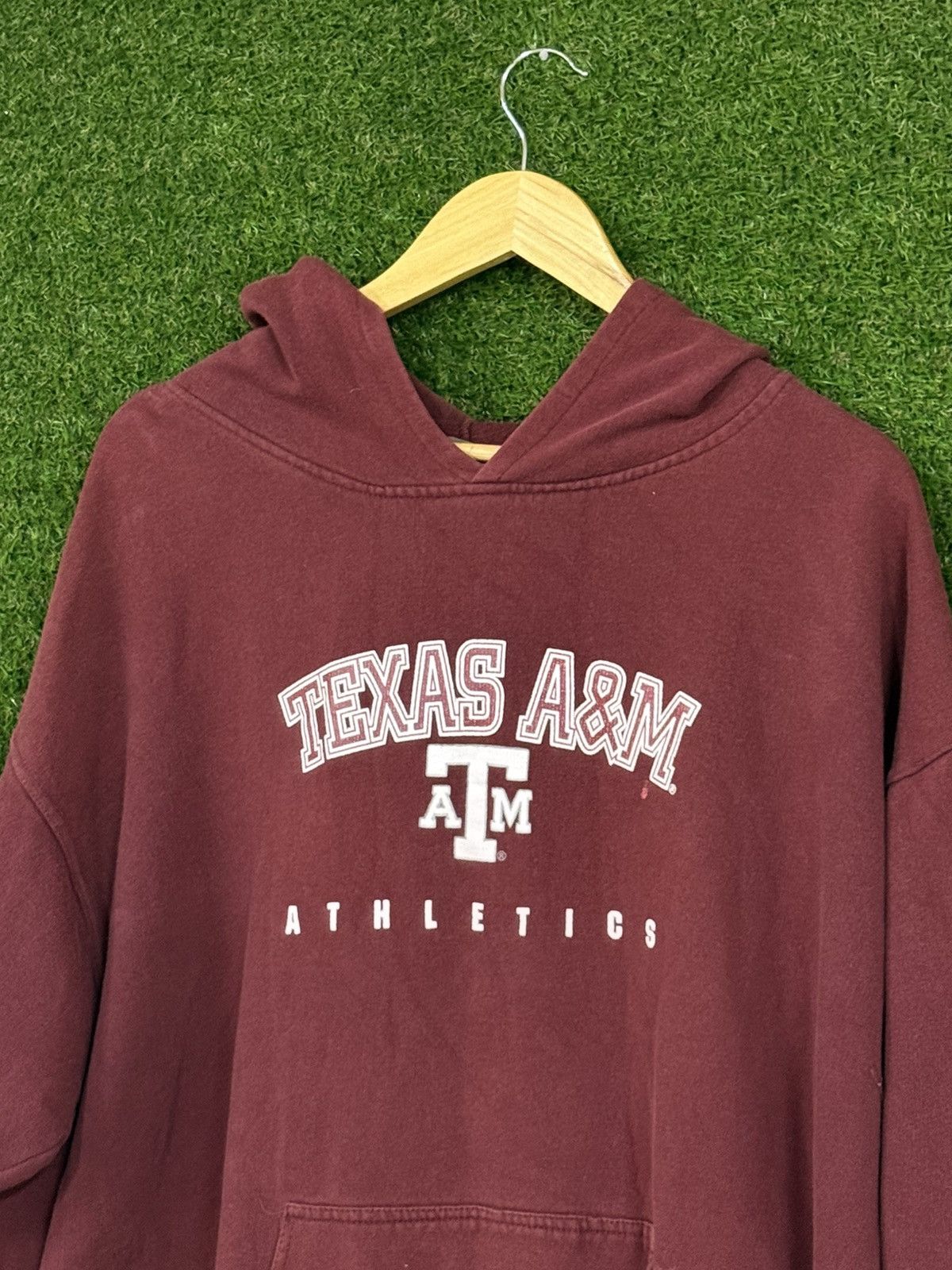 Reebok Vintage Reebok Texas A&M Aggie Athletics Hoodie 2XL XXL Size US XXL / EU 58 / 5 - 2 Thumbnail