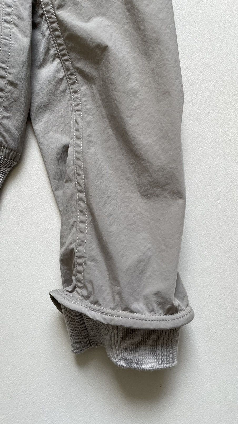 Haider Ackermann Grey Nylon Cropped Bomber Jacket Size US S / EU 44-46 / 1 - 13 Thumbnail