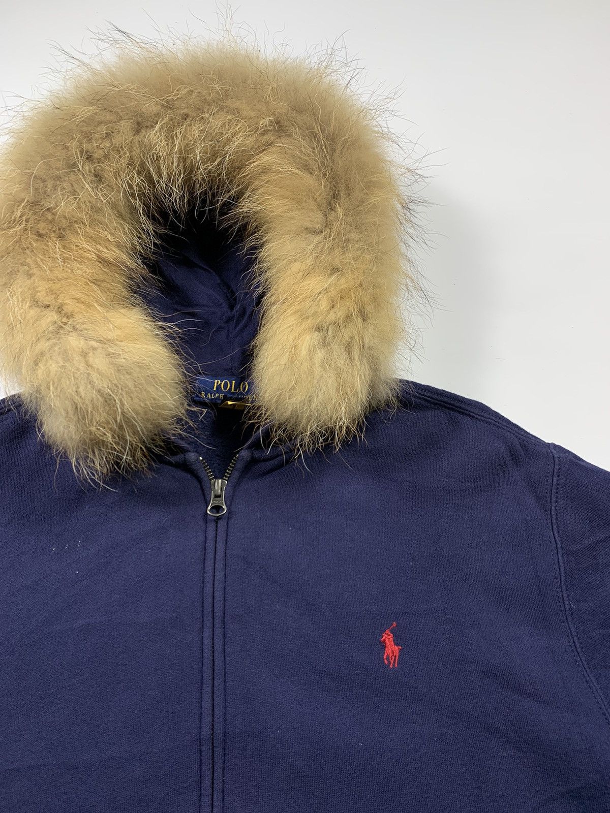 If Six Was Nine × KMRii × Le Grande Bleu (L.G.B.) Polo Fur Zip Hoodie lgb ifsixwasnine Style Size US L / EU 52-54 / 3 - 3 Thumbnail