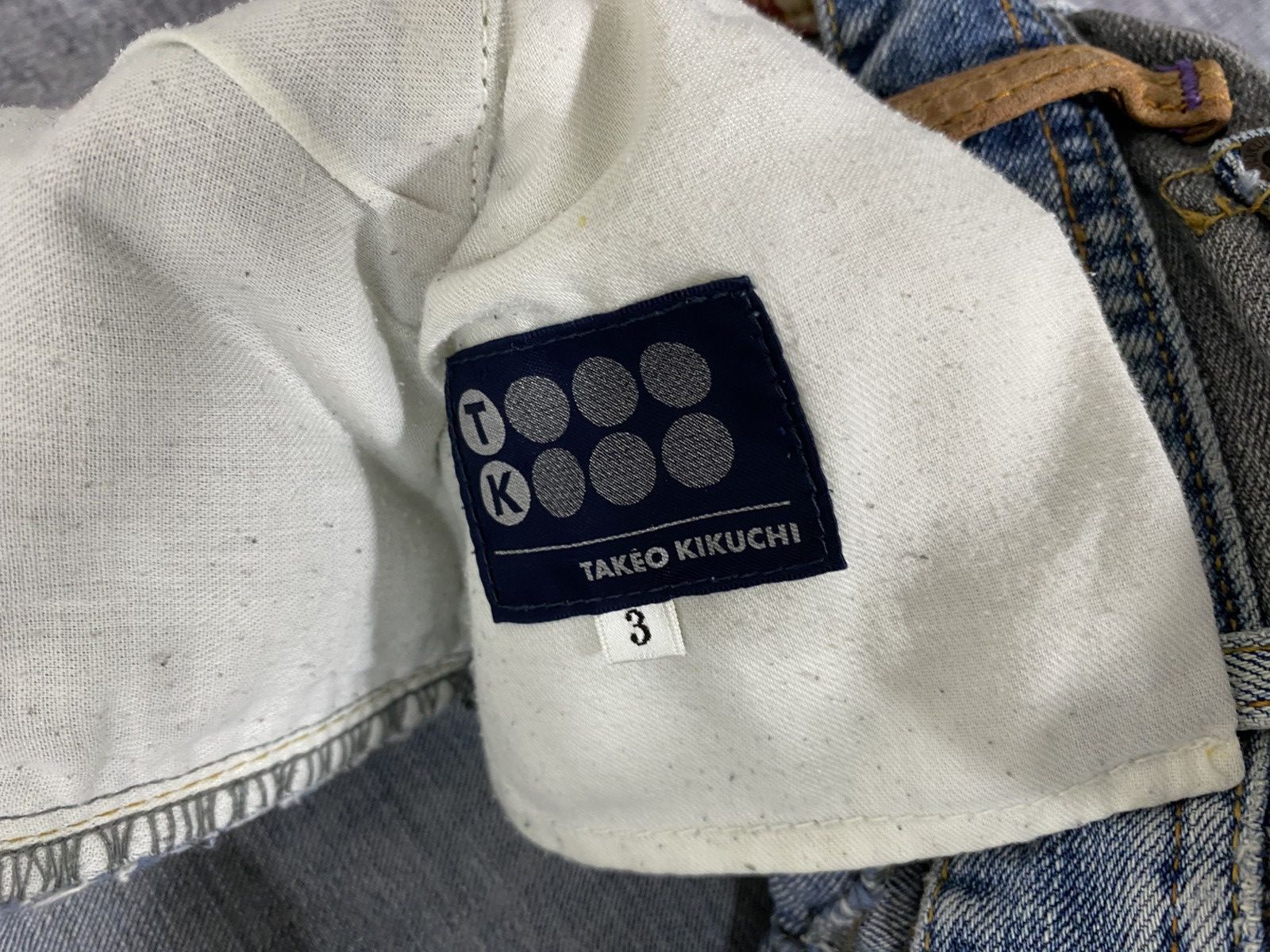 Le Grande Bleu (L.G.B.) takeo kikuchi patchwork jeans flared embroidery y2k Size US 32 / EU 48 - 8 Thumbnail