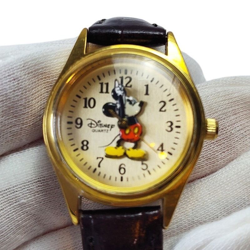 Disney Disney Parks Mickey Mouse Petite Watch Gold Small Face Size ONE SIZE - 1 Thumbnail