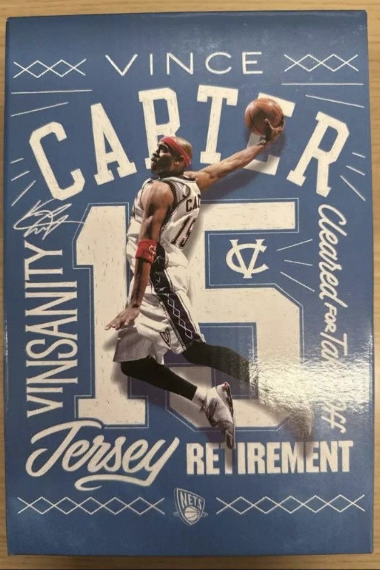 NBA 2025 Vince Carter Brooklyn Nets Bobblehead Size ONE SIZE - 1 Thumbnail
