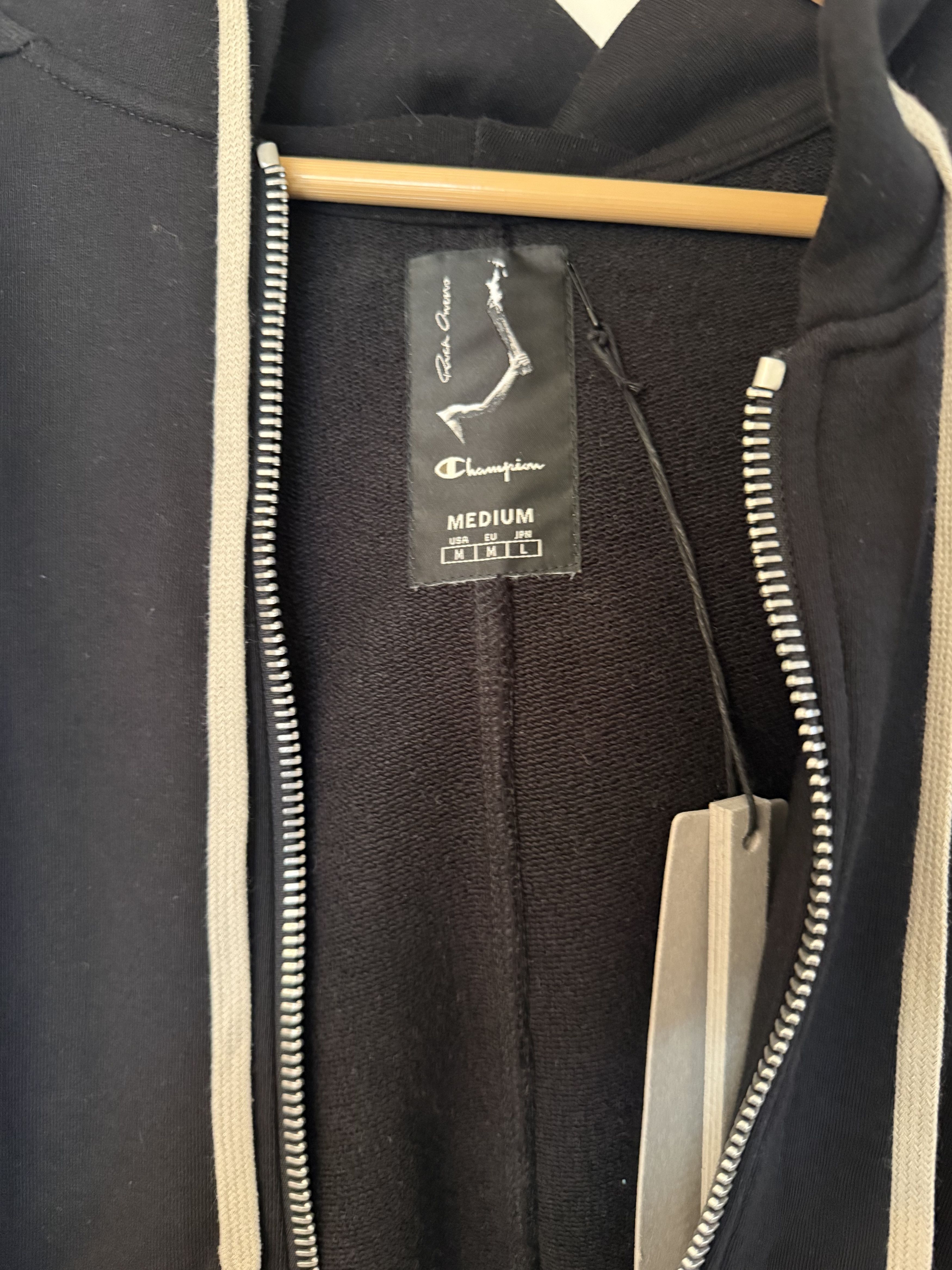 Champion × Rick Owens JUMBO JASON S HOODIE Size US M / EU 48-50 / 2 - 3 Thumbnail