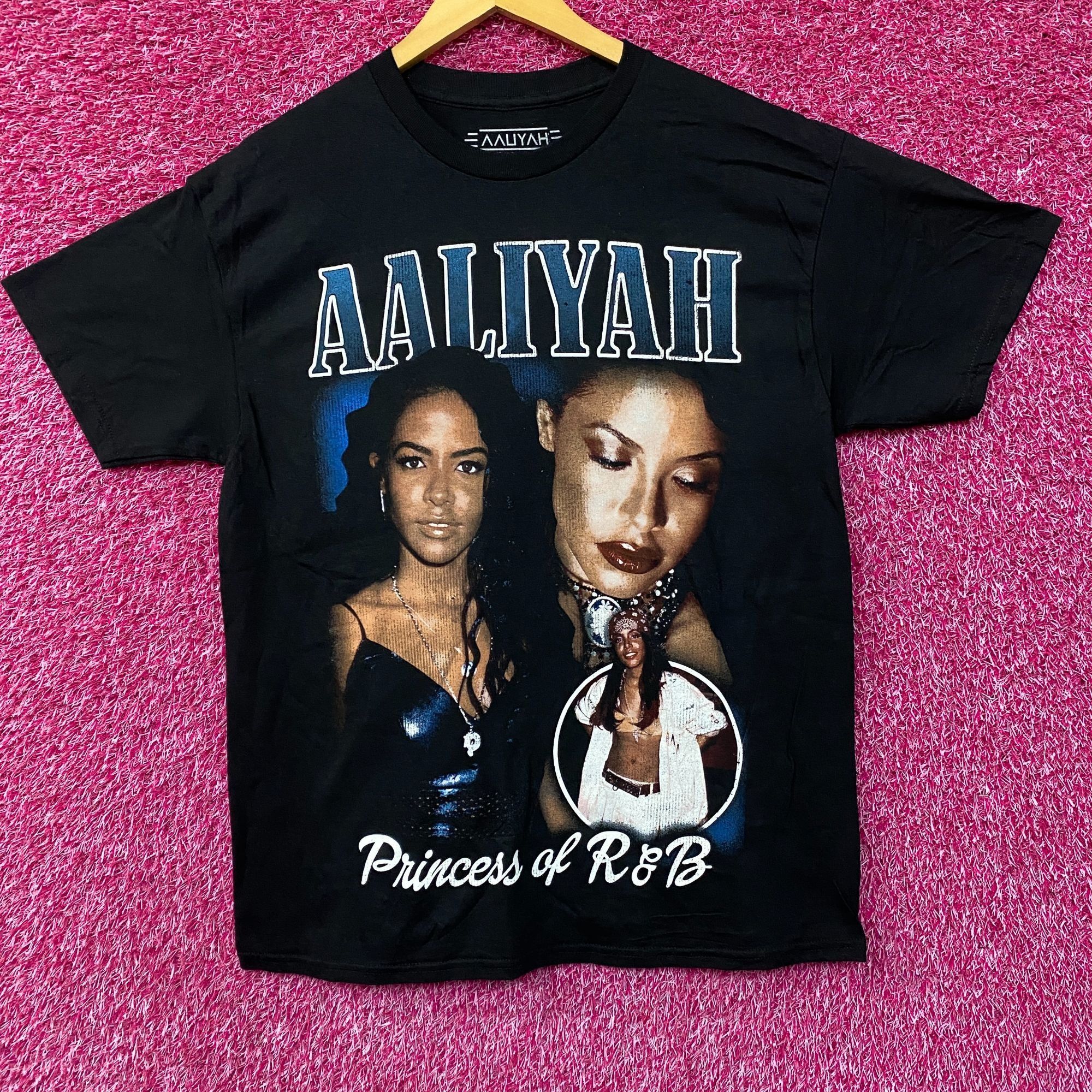 Other Aaliyah Princess of RnB Vtg Style Tee Large Size US L / EU 52-54 / 3 - 1 Thumbnail