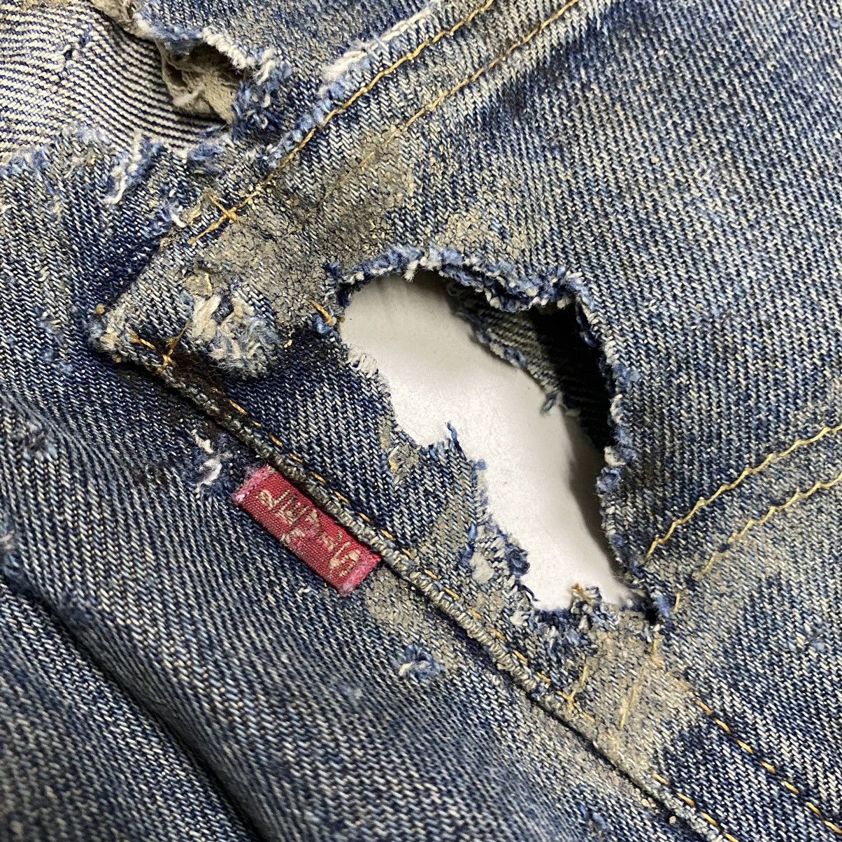 Levi's Levis Selvedge 501XX Big E Vintage distressed Size US 33 - 11 Thumbnail