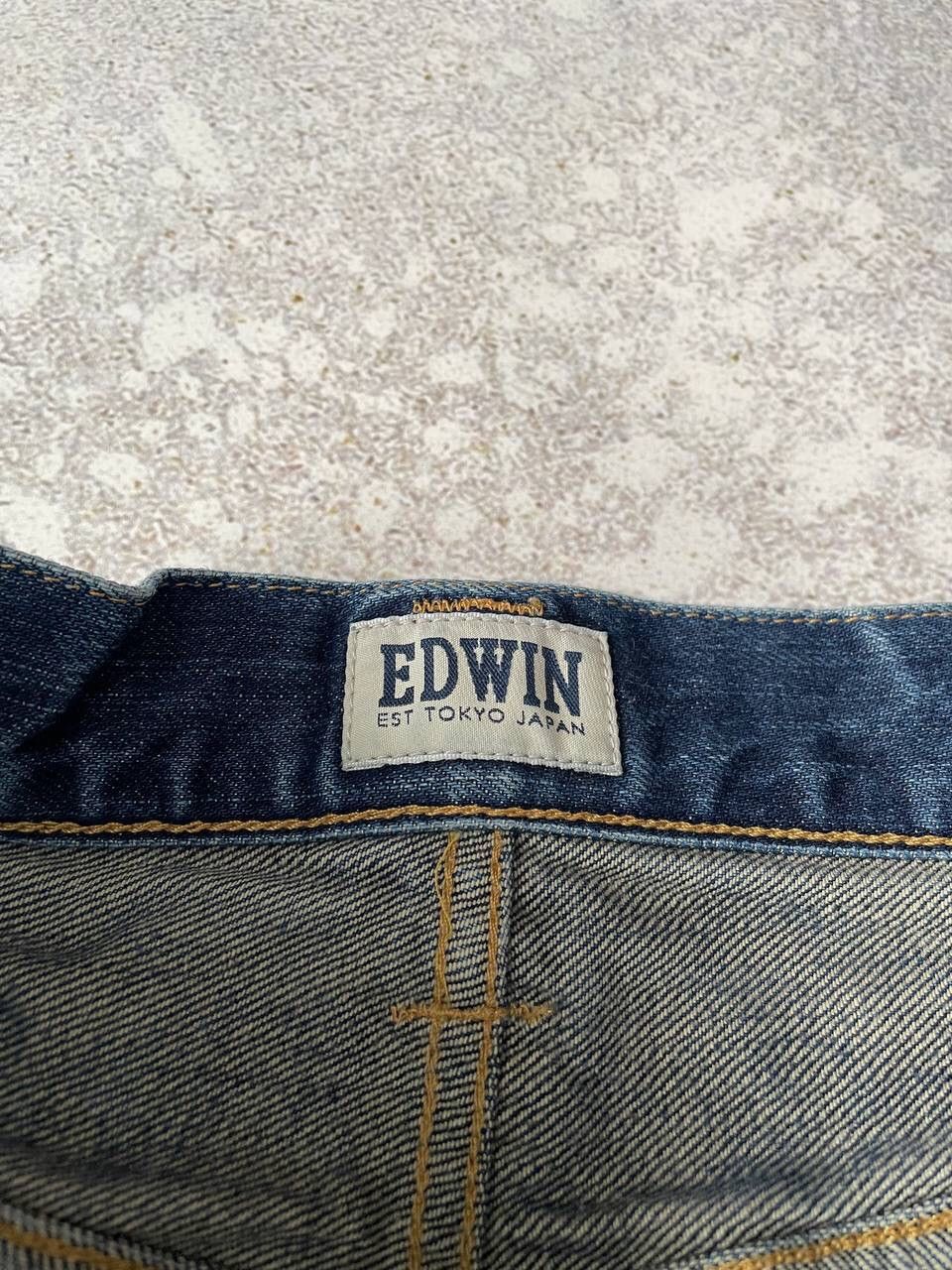Edwin × Japanese Brand × Vintage Vintage Edwin Japanese Tokyo Blue Denim Pants Y2K Rare Item Size US 30 / EU 46 - 8 Thumbnail
