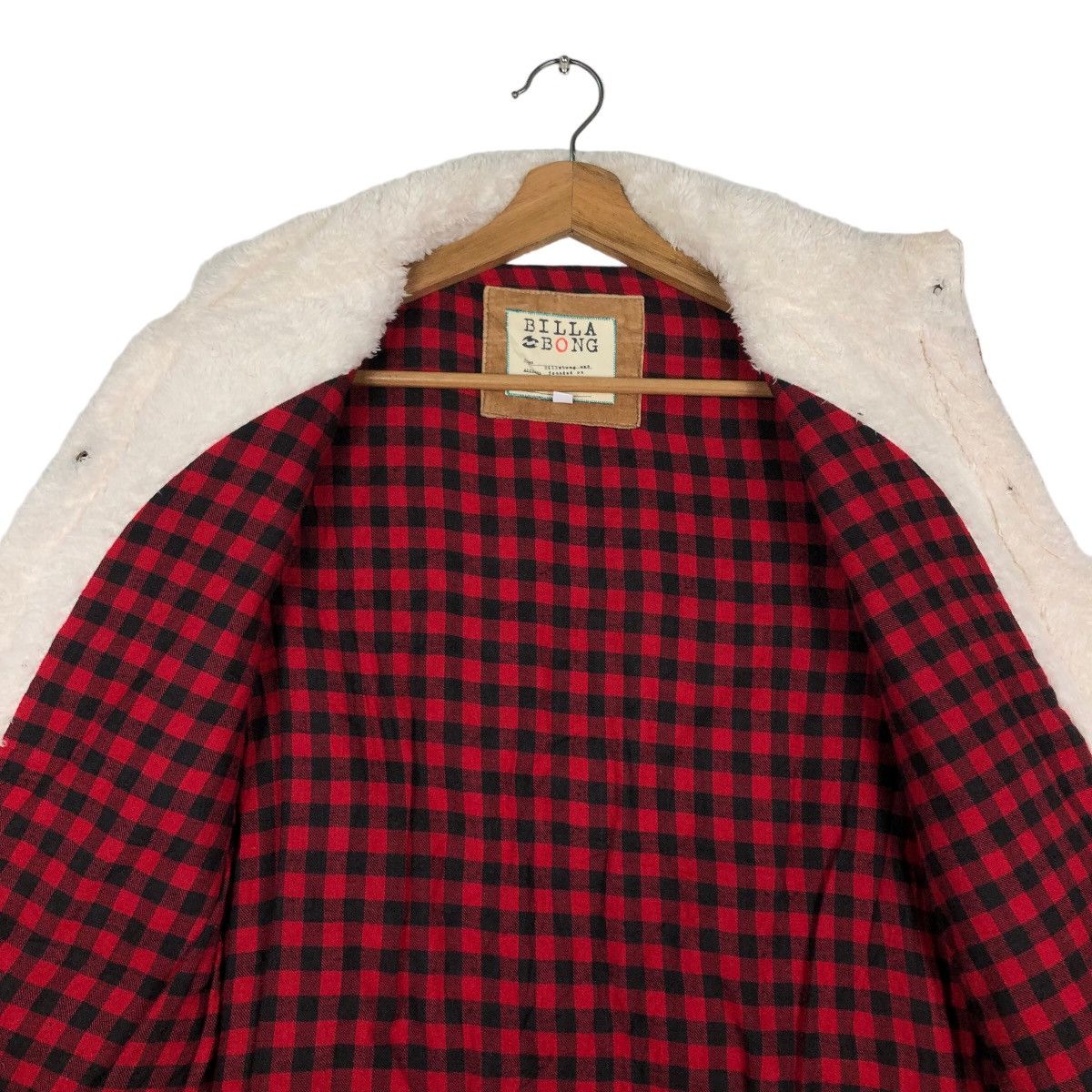 Japanese Brand 🔥Vintage Biker Vest Utility Pocket Billabong Blanket Tartan Size US M / EU 48-50 / 2 - 14 Thumbnail
