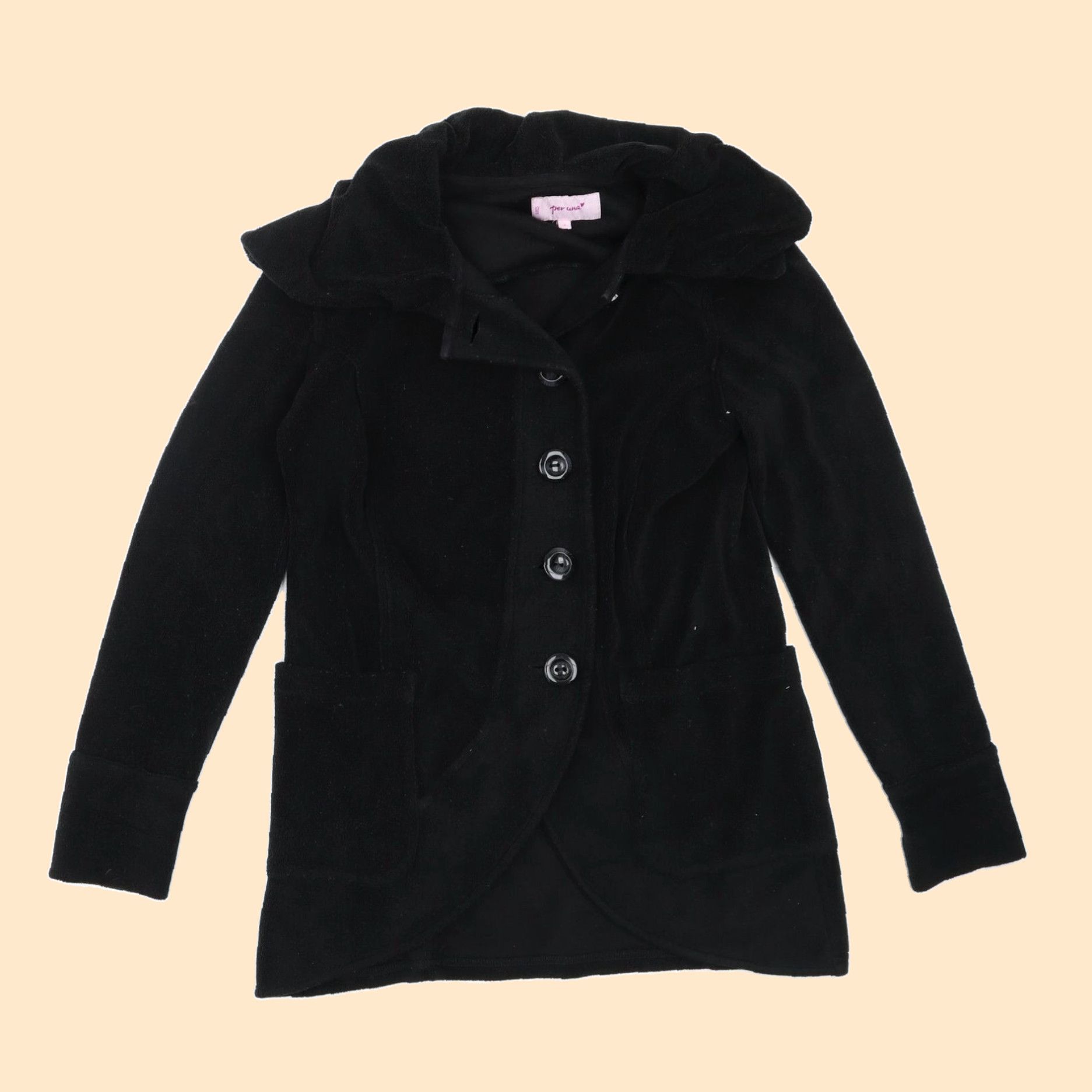 Vintage Luxurious Black Jacket for Women in Size Small by Per Una Grailed