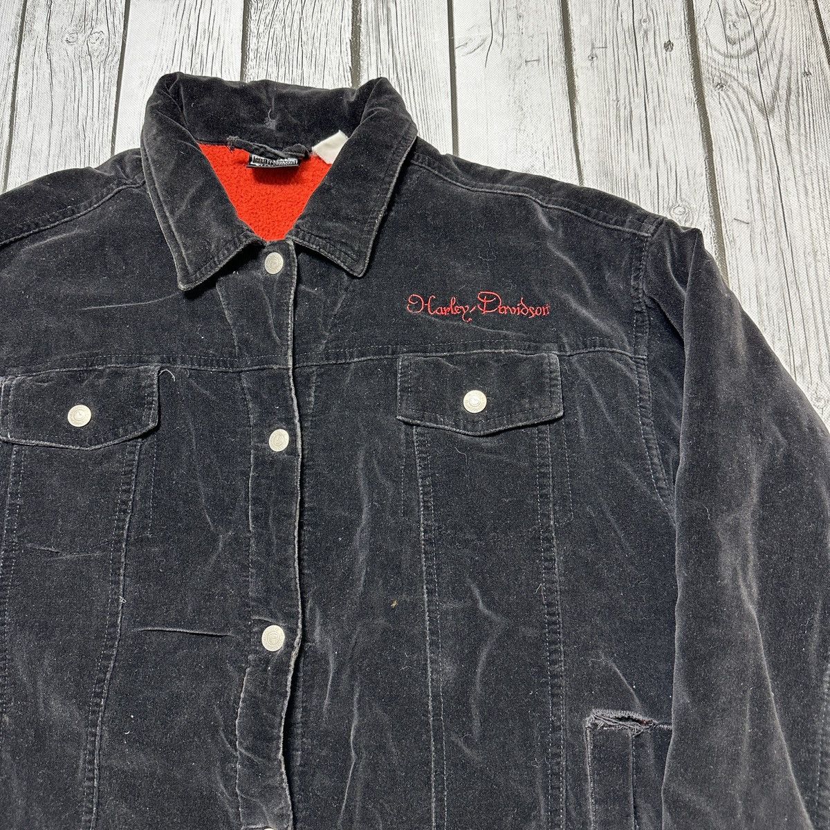Harley Davidson × Vintage Vintage Harley Davidson jacket Size ONE SIZE - 4 Thumbnail