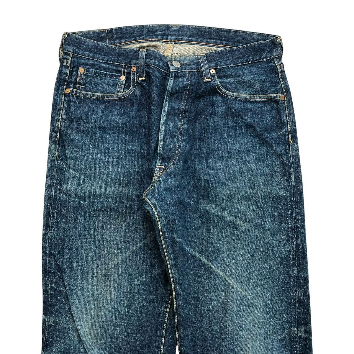 Japanese Brand Vintage Kapital Country Japan Black Washed Jeans Size US 34 / EU 50 - 3 Thumbnail