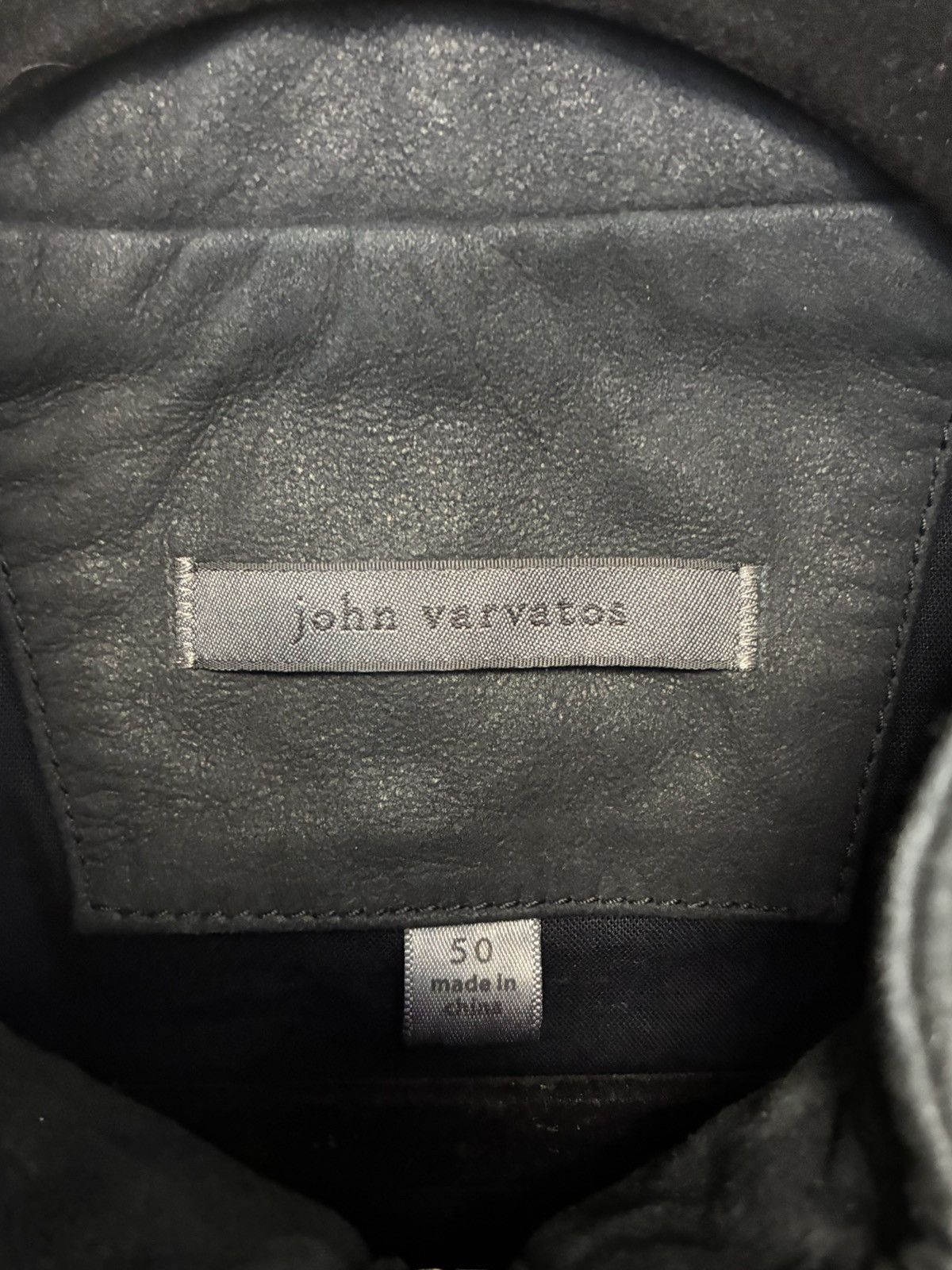 John Varvatos Stand Collar Leather Jacket EU 50 USA 40 Size US M / EU 48-50 / 2 - 4 Thumbnail