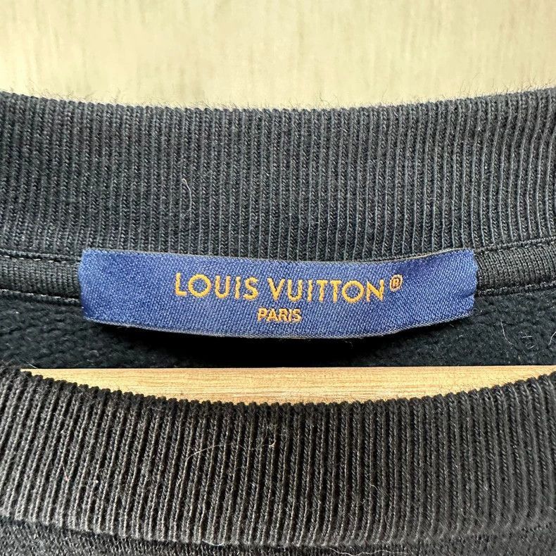 Louis Vuitton LOUIS VUITTON FW23 Logo Embroidered Sweatshirt-2505 Size US XL / EU 56 / 4 - 4 Thumbnail