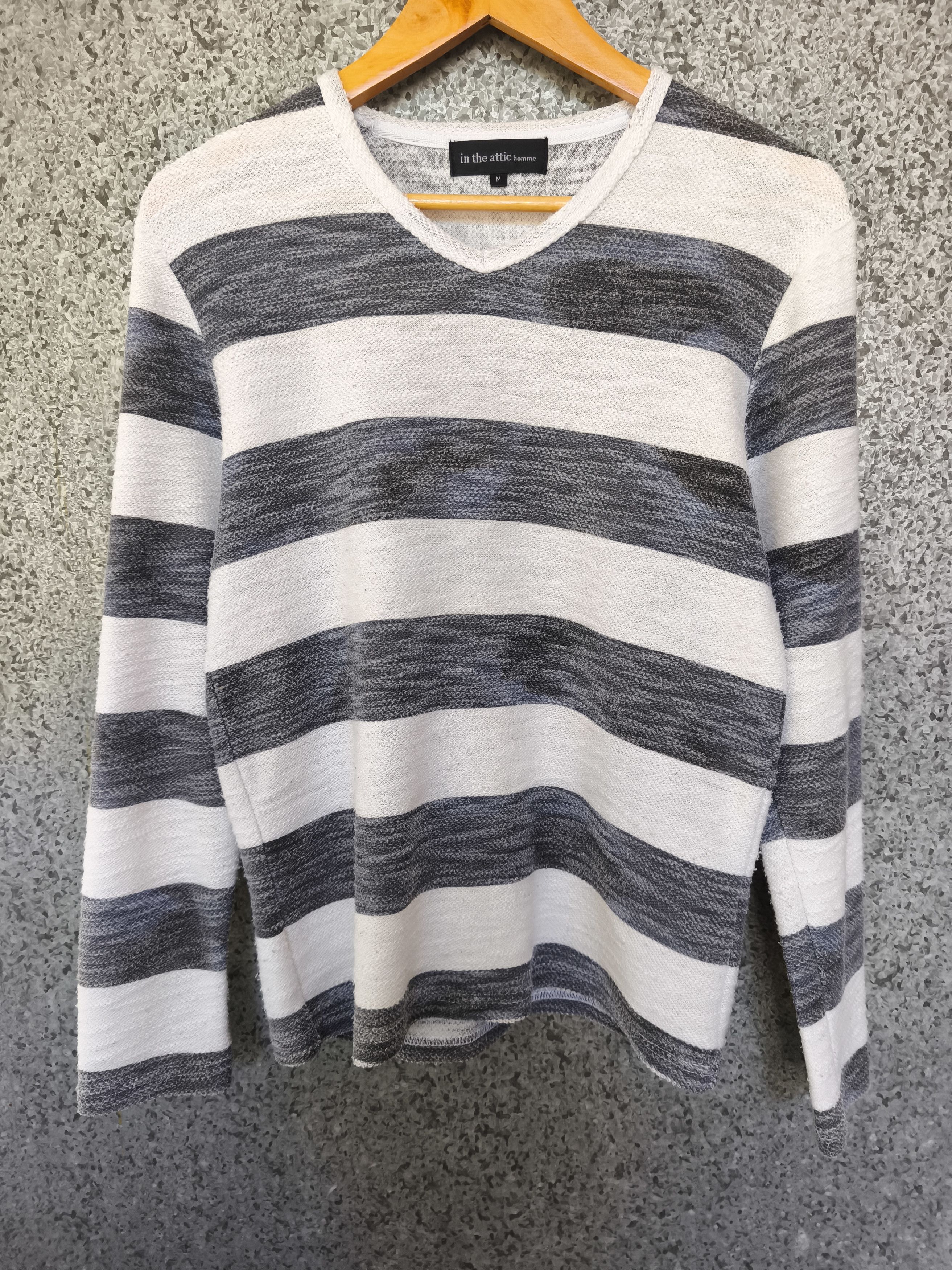 In The Attic In The Attic t shirt stripes long sleeve Size US M / EU 48-50 / 2 - 2 Thumbnail