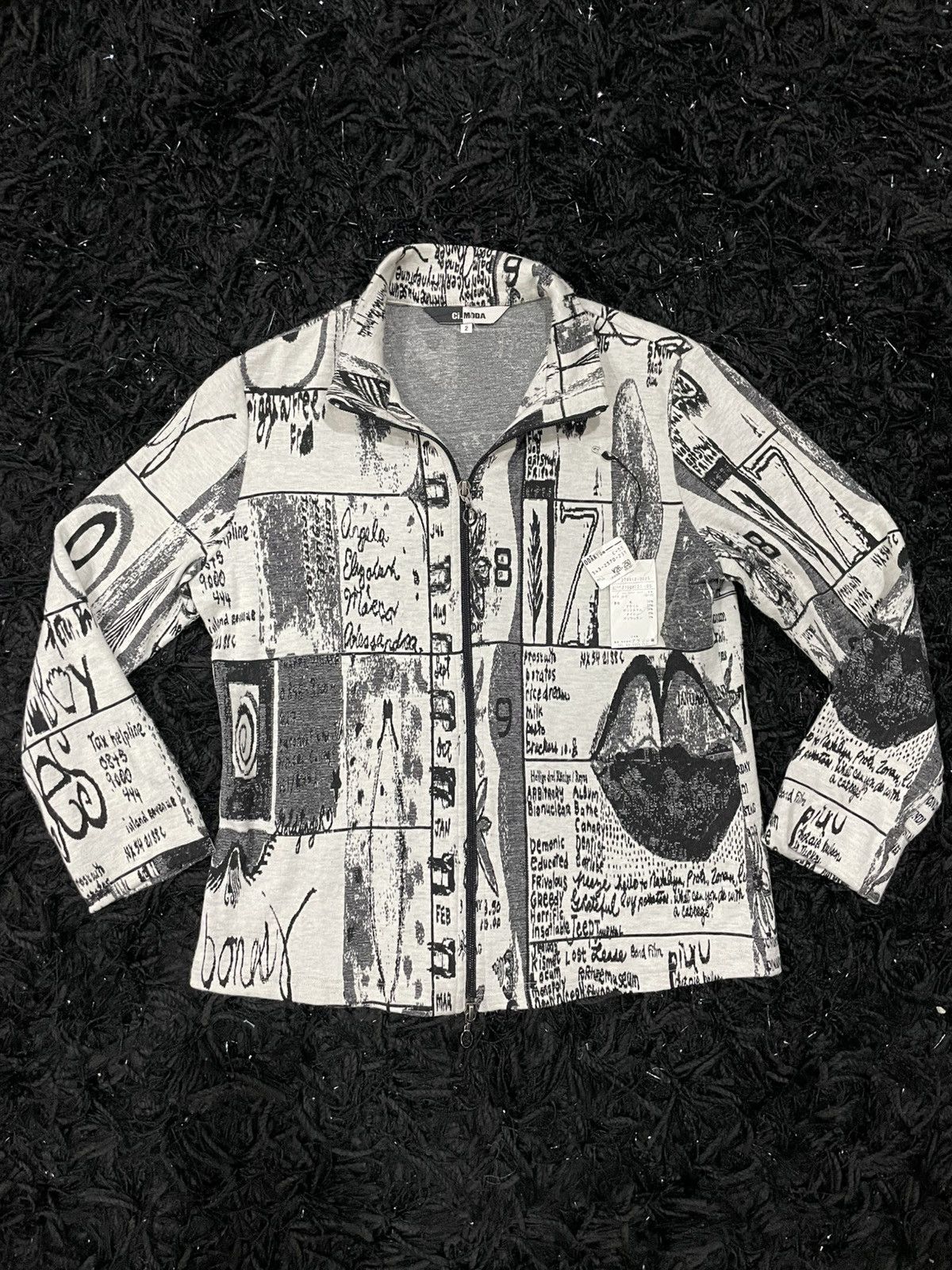 Japanese Brand CI MODA Japanese designer Pop Art Abstract Punk style sz 2 Size US S / EU 44-46 / 1 - 3 Thumbnail