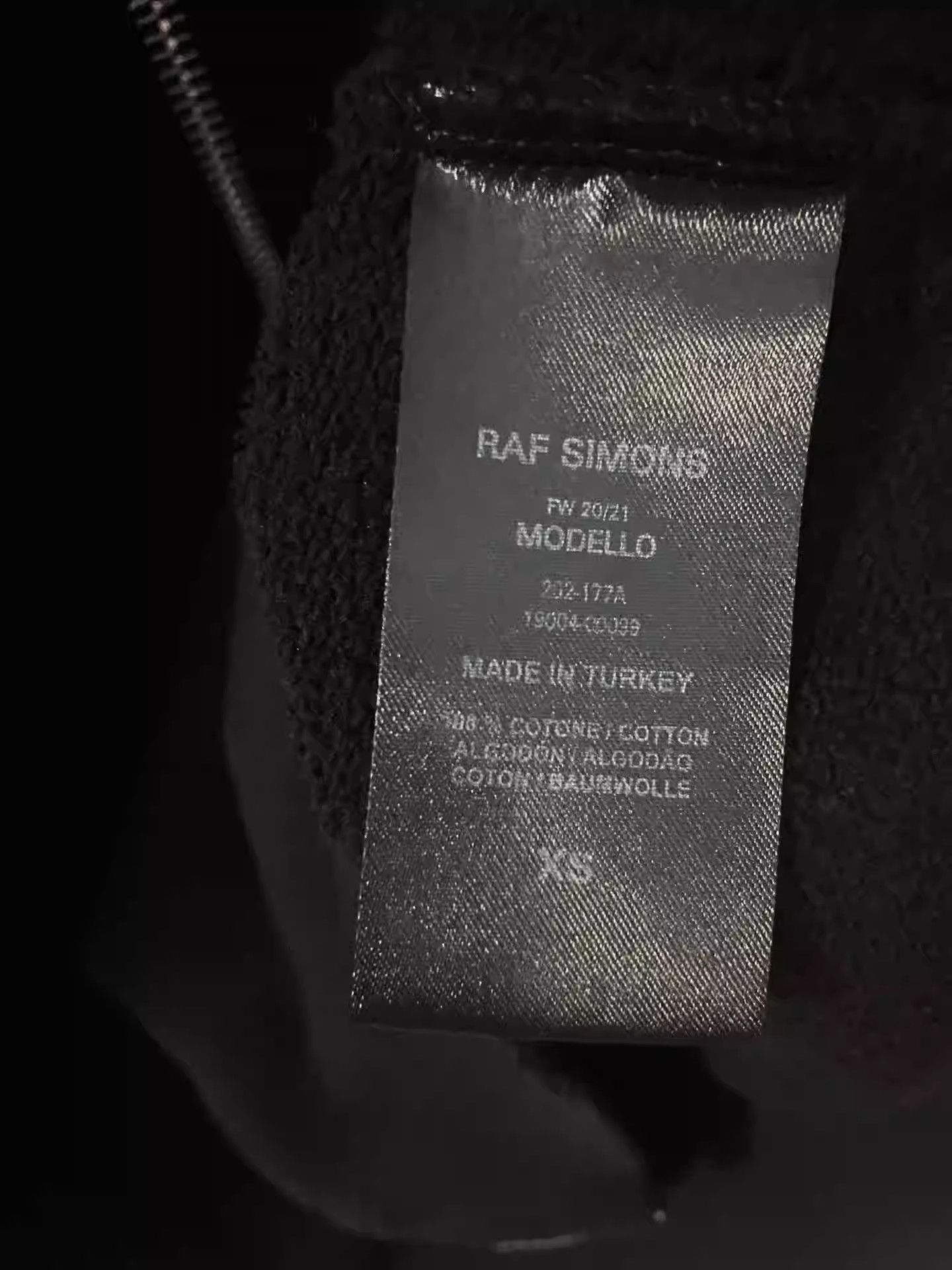 Raf Simons Raf Simons Chain Zip Breaker Hoodie-2505 Size US XS / EU 42 / 0 - 4 Thumbnail