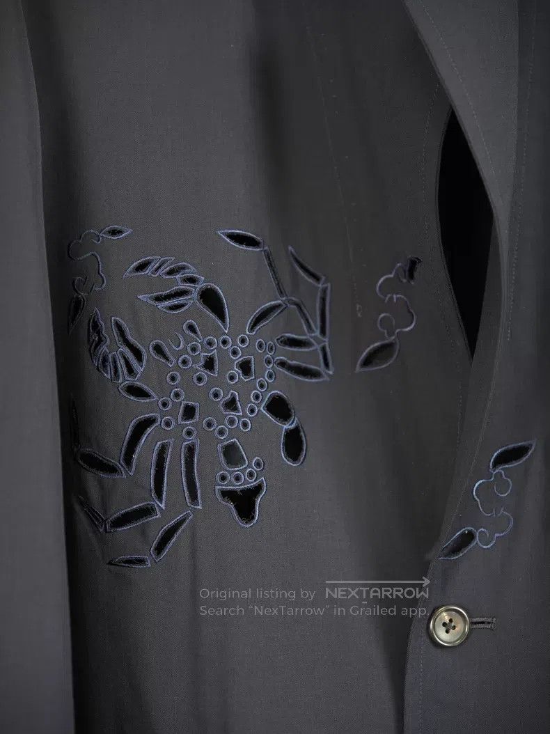 Yohji Yamamoto Yohji Yamamoto Size M 96SS crab cutout suit| Size 38R - 4 Thumbnail