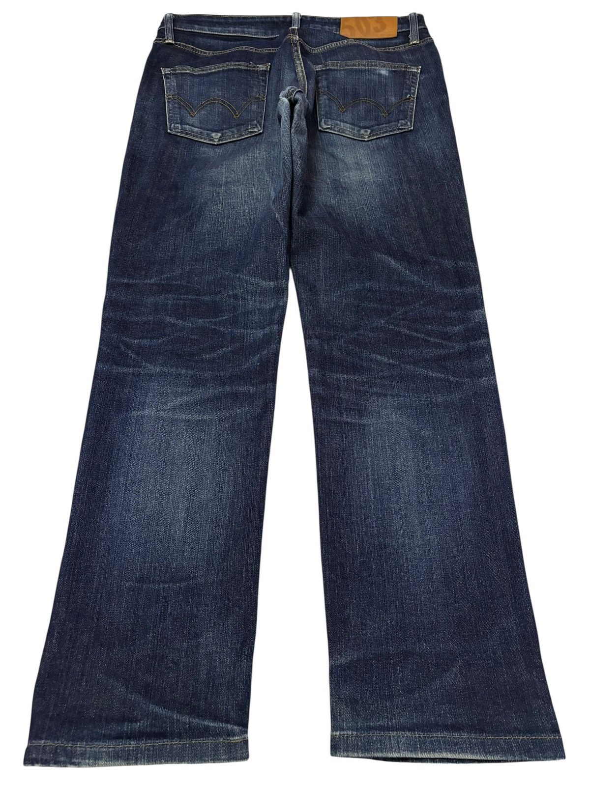Edwin Vtg Edwin Japan 503 Distressed Jeans Size US 31 - 2 Thumbnail
