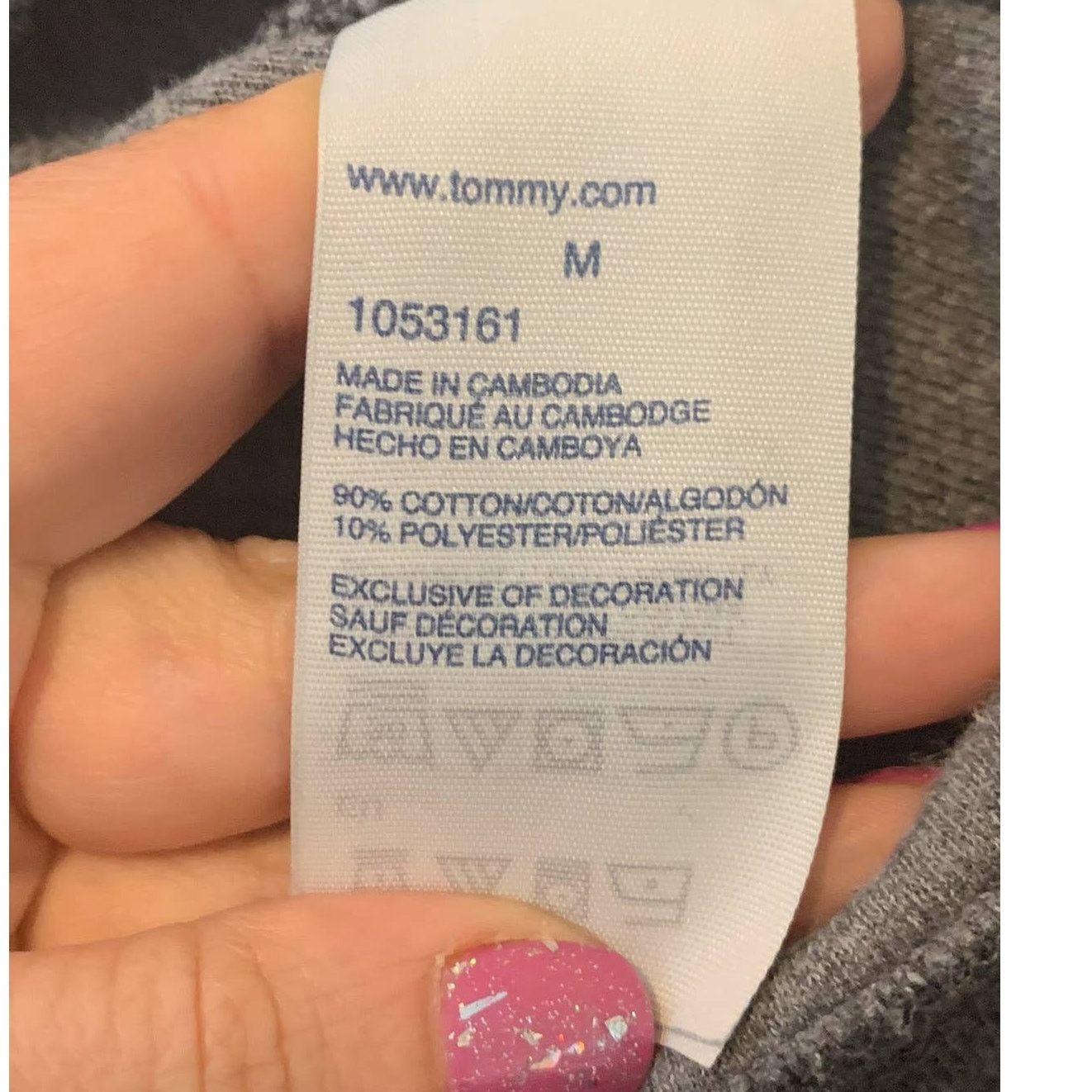 Tommy Hilfiger Tommy Hilfiger men two tone gray sweatshirt size M Size US M / EU 48-50 / 2 - 4 Thumbnail
