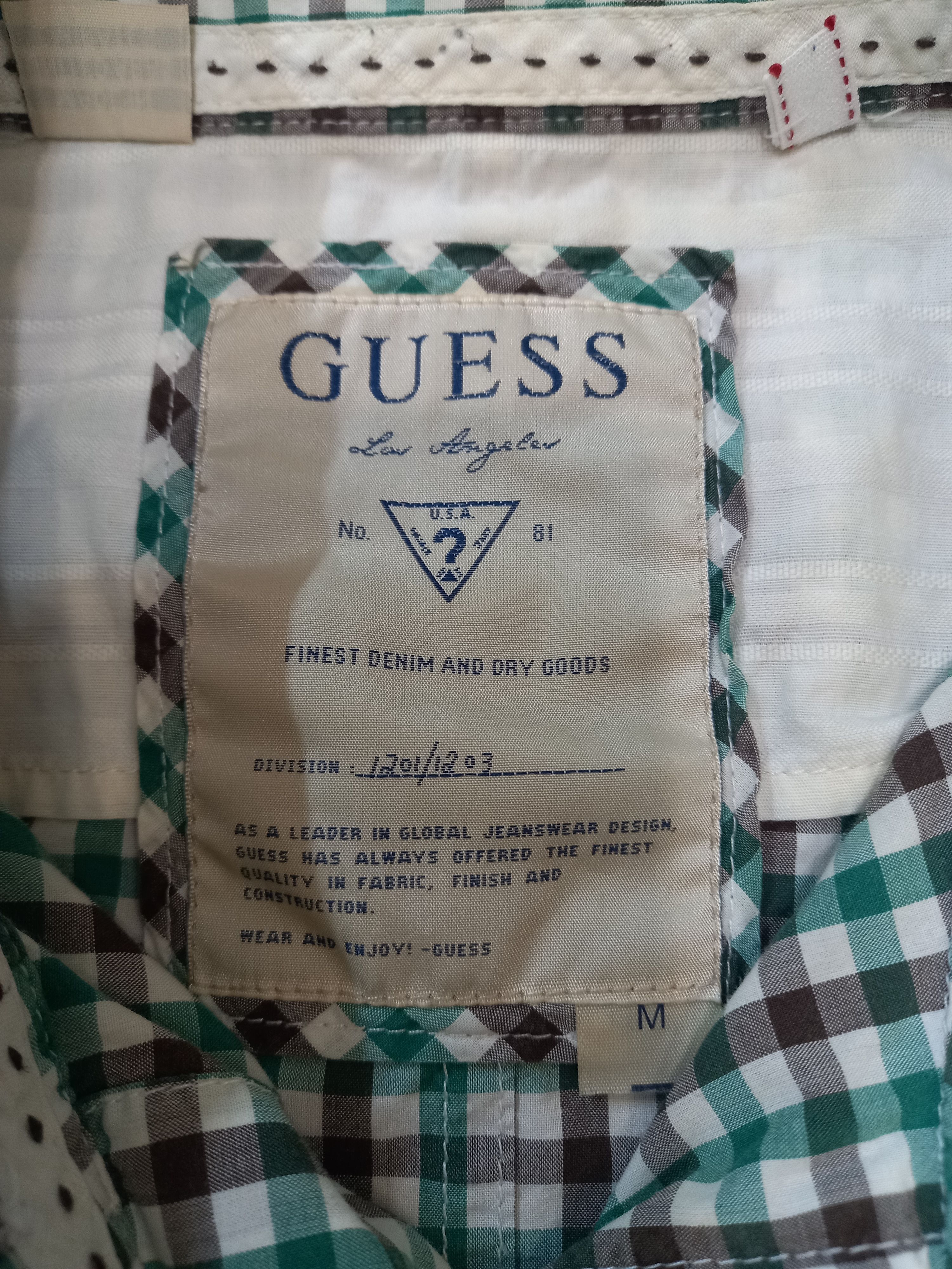 Guess Vintage Guess Button Up Shirt Size US S / EU 44-46 / 1 - 2 Thumbnail