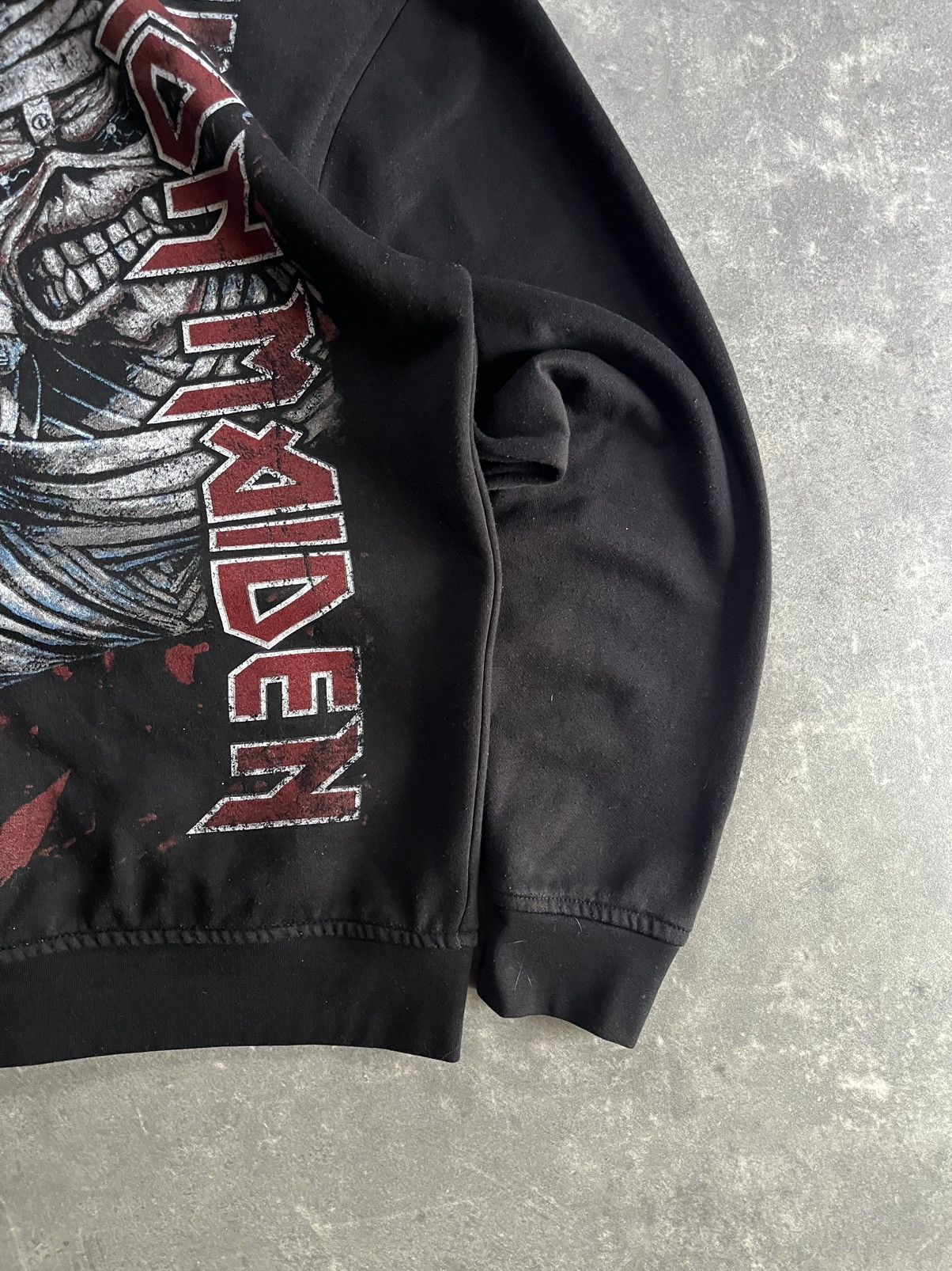 Iron Maiden Iron Maiden Mummy Hand Printed Zip Hoodie XXL Size US XXL / EU 58 / 5 - 13 Thumbnail