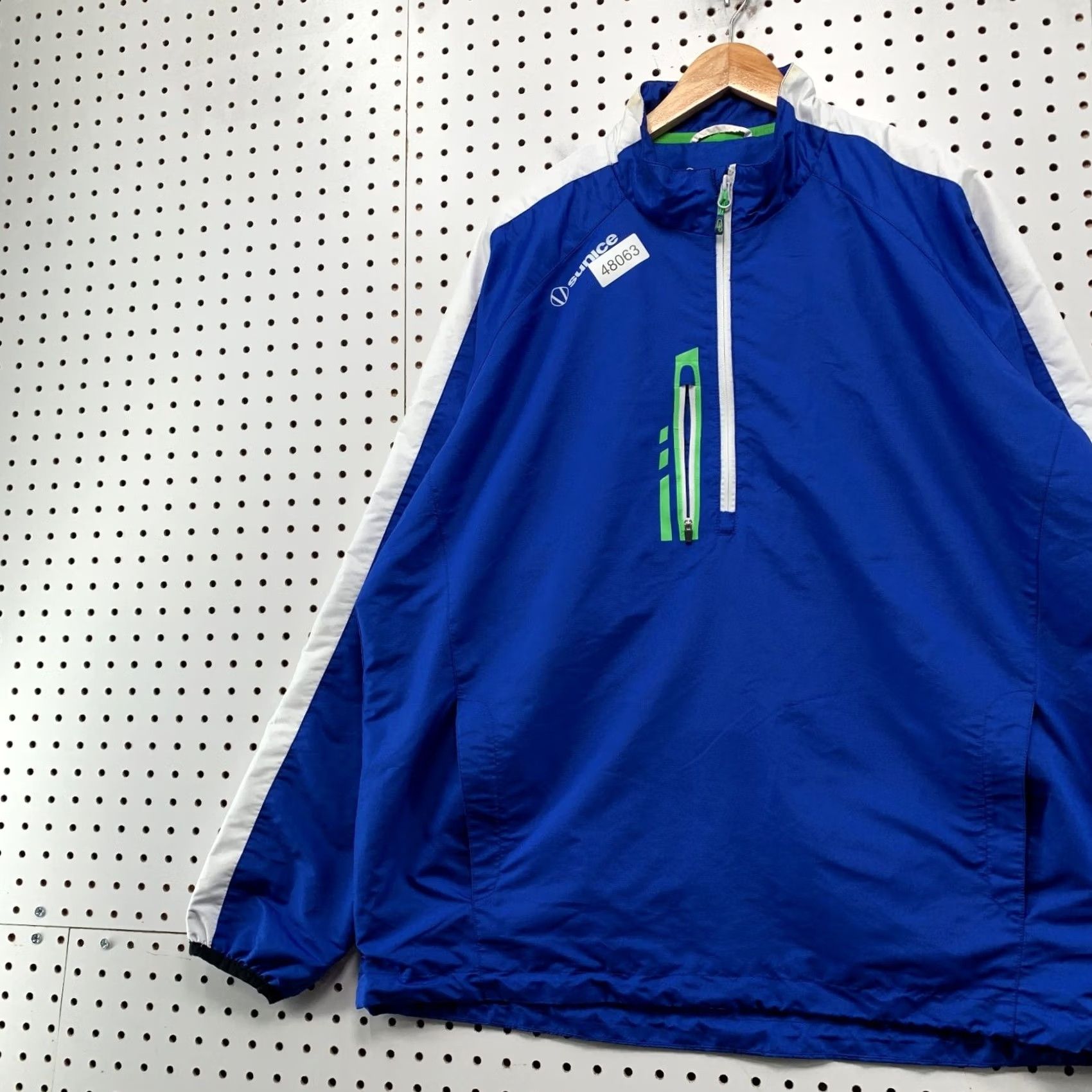 Vintage Sunice Golf Windbreaker Jacket Mens XL Blue Lightweight 1/2 Zip Pullover Windbreaker Jacket Size US XL / EU 56 / 4 - 5 Thumbnail