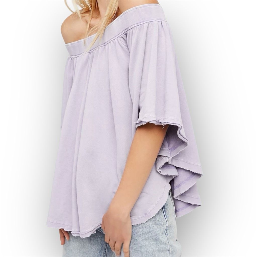 Free People Free People Kiss Me Off-The-Shoulder Top Cream Bleach Distressed Women’s Small Size S / US 4 / IT 40 - 11 Thumbnail