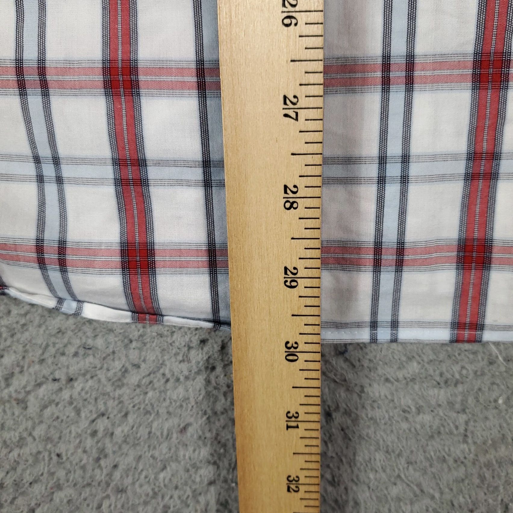 Nautica Nautica Shirt Mens Size Large Red Plaid Button-Up Long Sleeve Casual Business Formal Party/Cocktail Travel Workwear Size US L / EU 52-54 / 3 - 5 Thumbnail