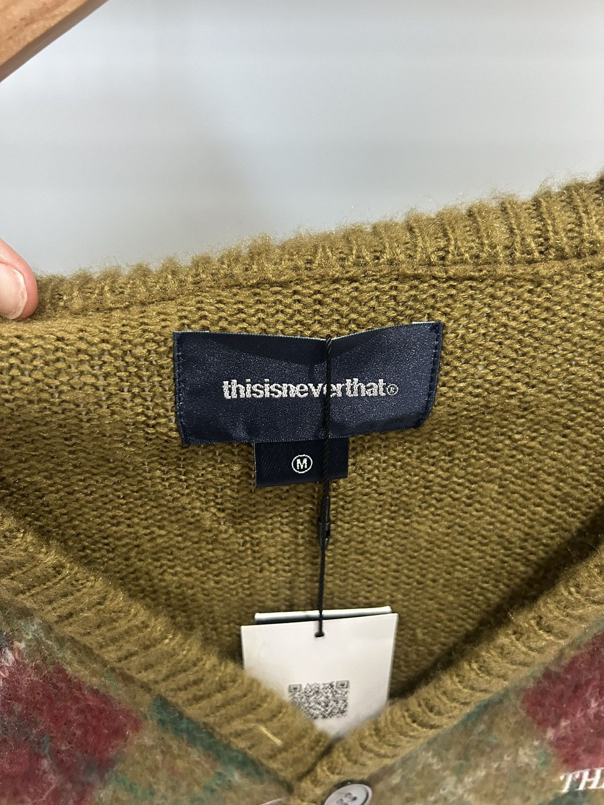 thisisneverthat Argyle Cardigan Size US M / EU 48-50 / 2 - 4 Thumbnail