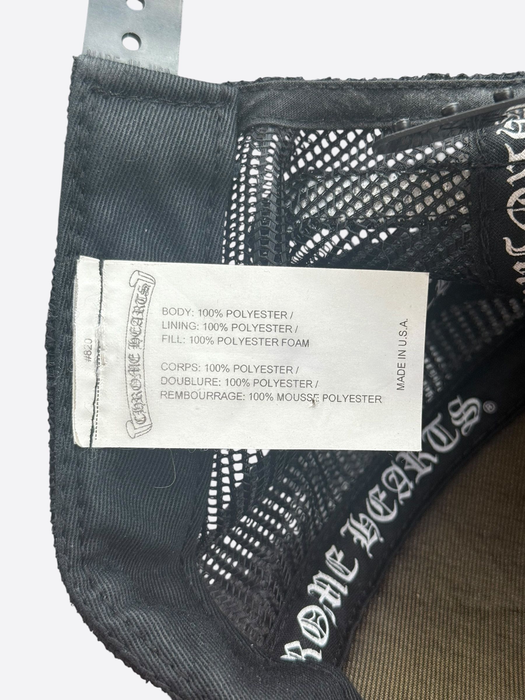 Chrome Hearts Chrome Hearts Black & Camouflage Cross Trucker Hat Size ONE SIZE - 5 Thumbnail